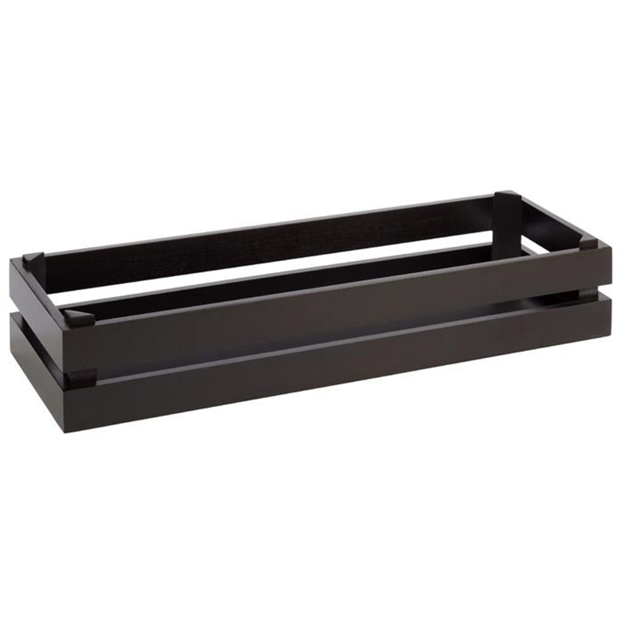 Caisse pour buffet - SUPERBOX - Bois - Noir - Hauteur:105mm