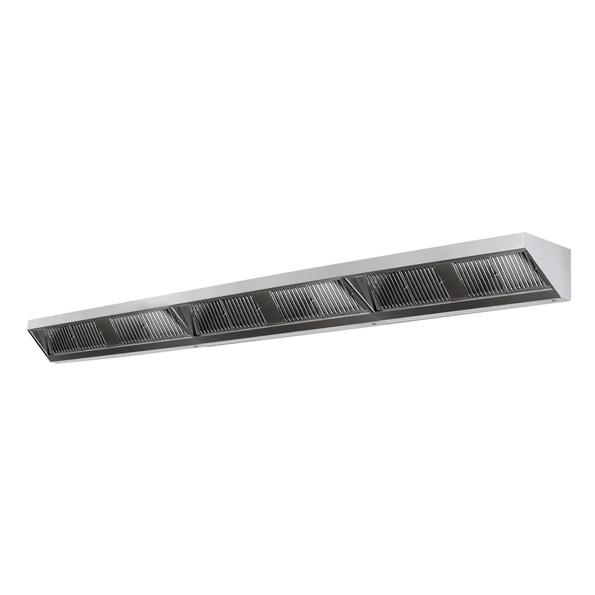 Hotte murale – 4200 mm – avec filtre et éclairage