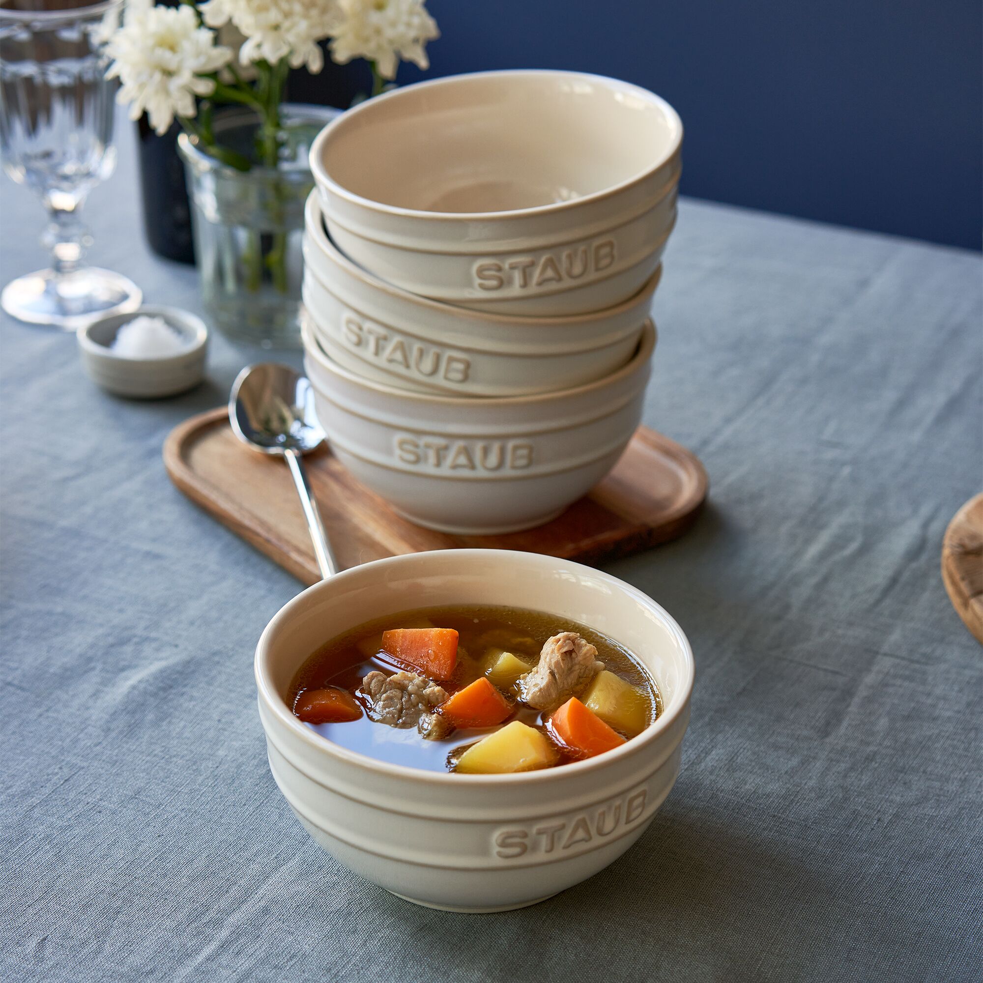 STAUB | CERAMIQUE - Bol - Ø 140mm - Céramique - Ivoire-Blanc	