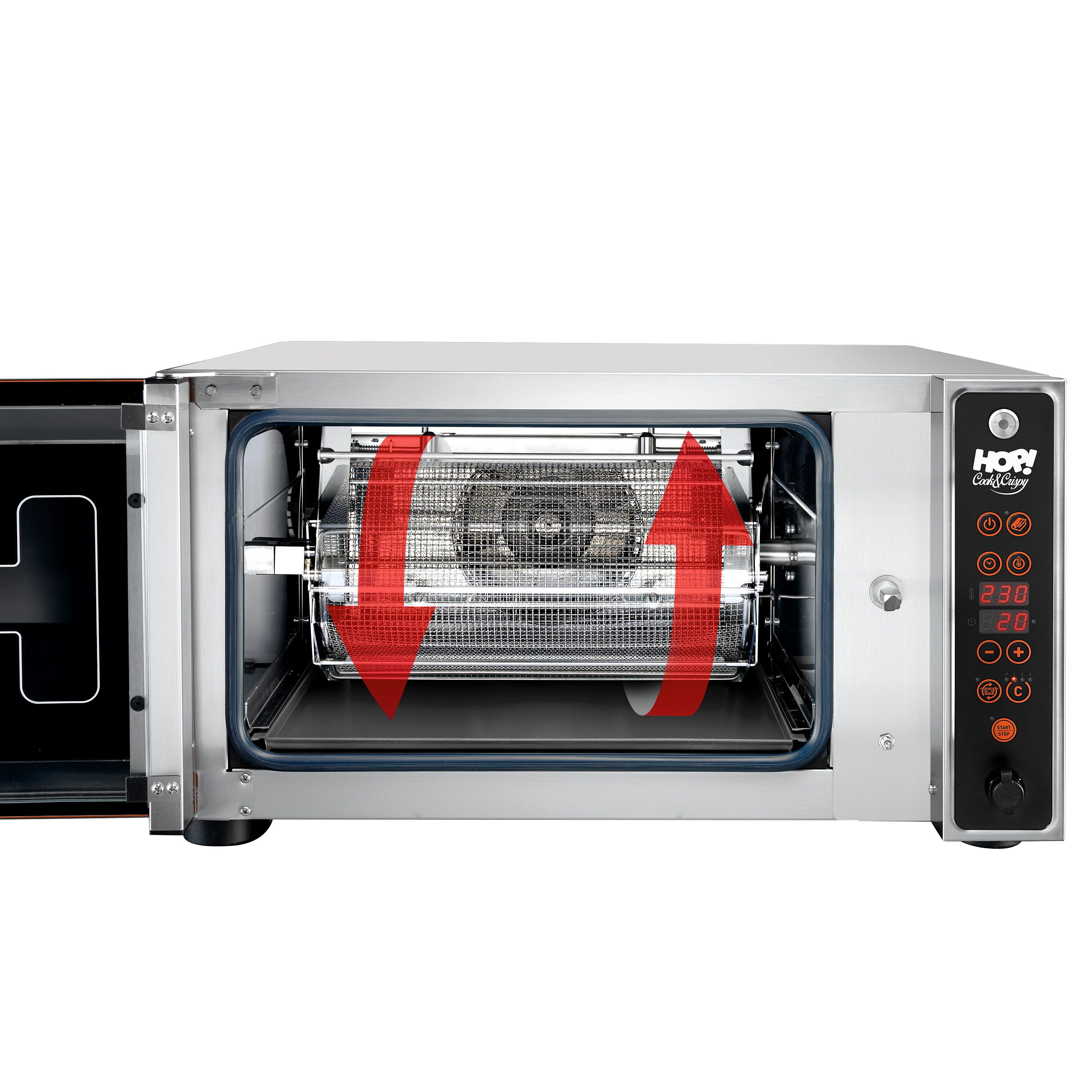 Freidora de aire caliente profesional - Airfryer - 3500 vatios