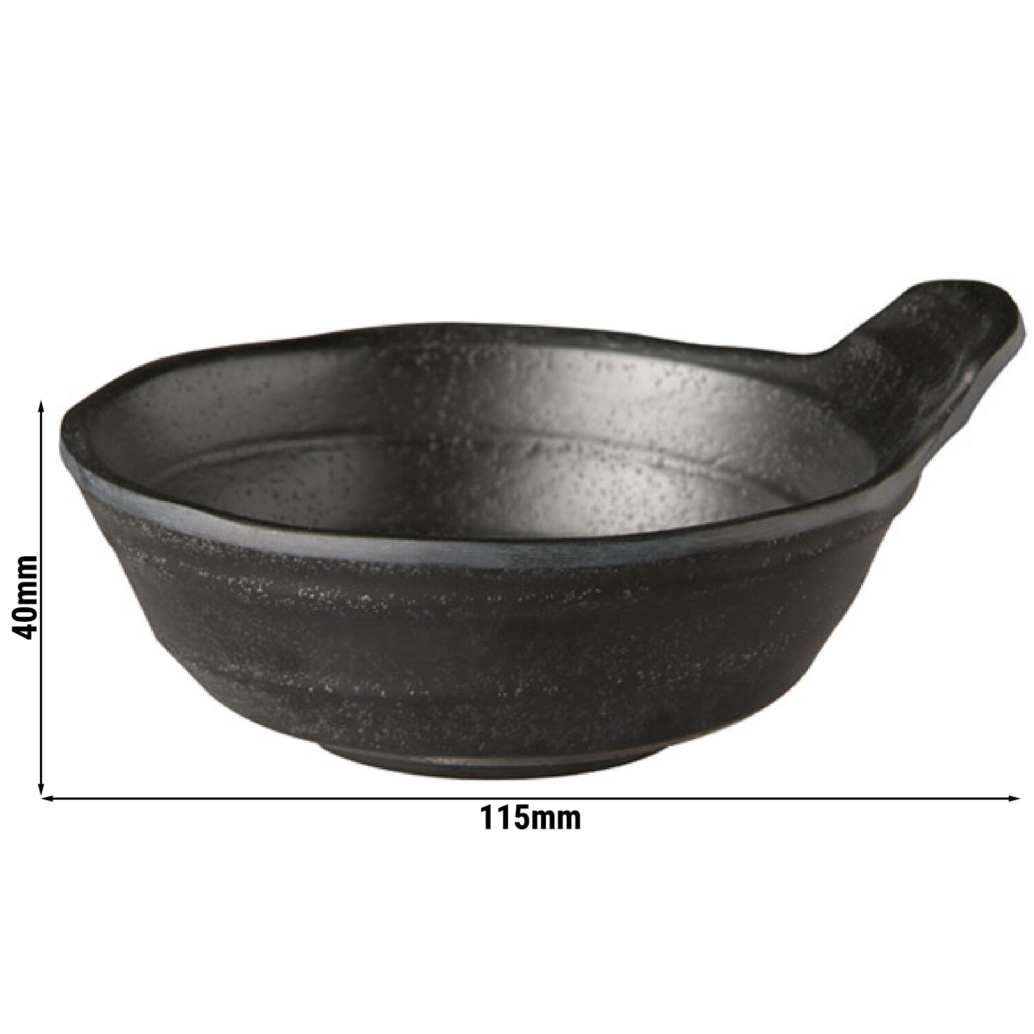 (6 pièces) Bol - ZEN - Mélamine - 0,15 litre - Ø 115 mm - Blanc