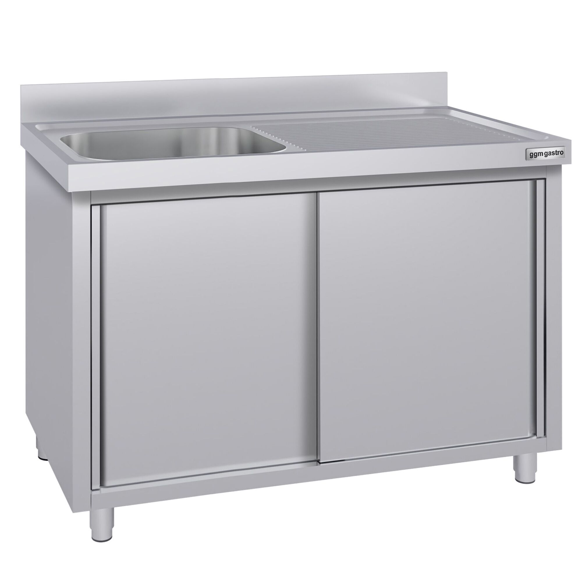 Meuble évier ECO - 1400 x 600 mm - avec 1 bac à gauche