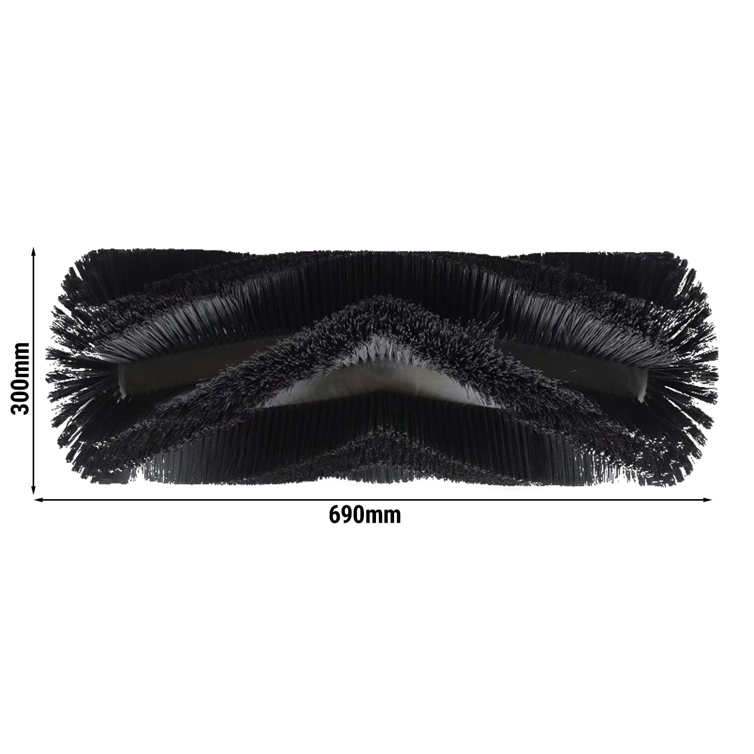 Brosse rouleau de rechange - pour balayeuse autoportée KMHK8700, KMHK13000 & KMHK13750