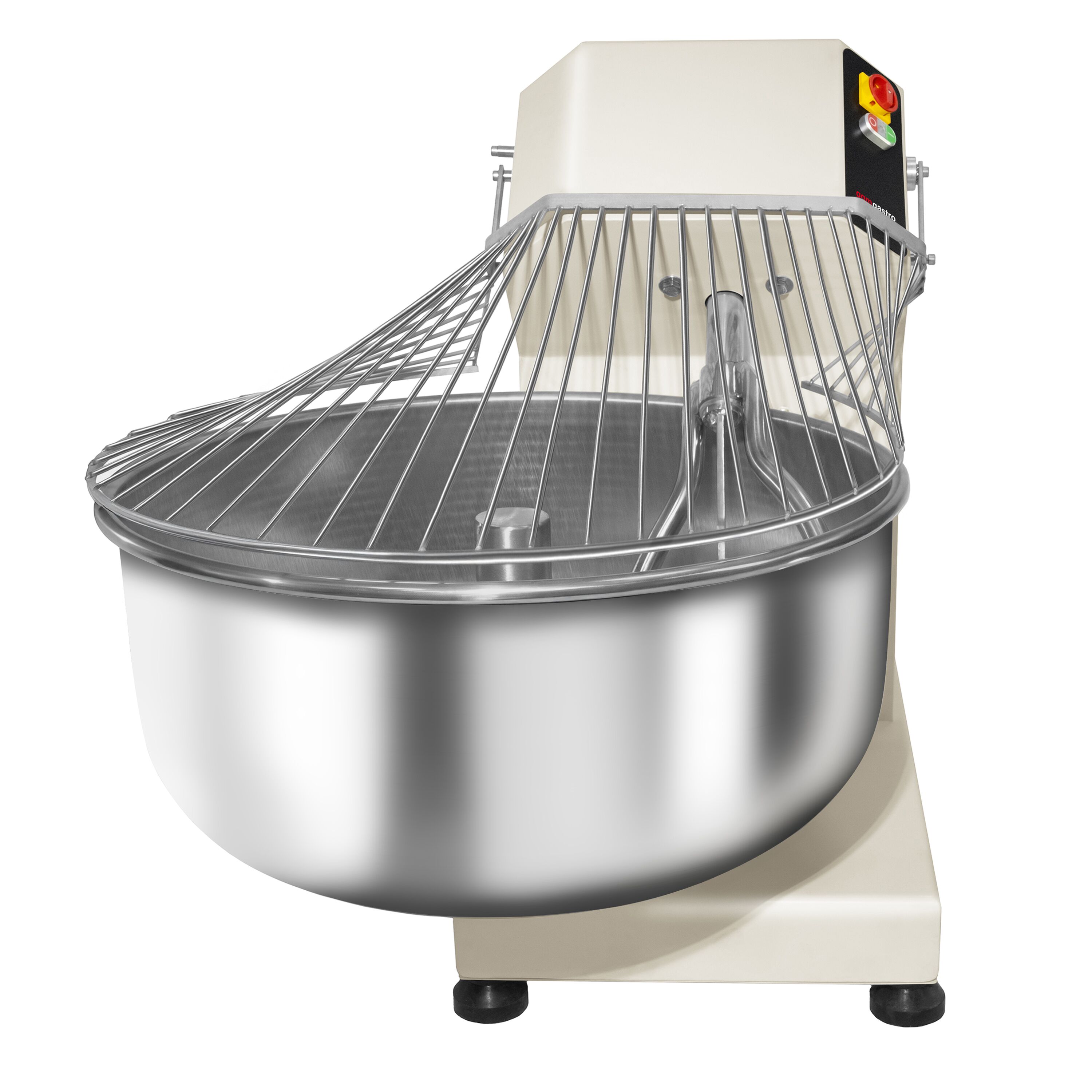 Pétrin à Pâte / Pétrin à spirale - 130 Litres / 50 kg - avec Cuve Fixe - 400 V