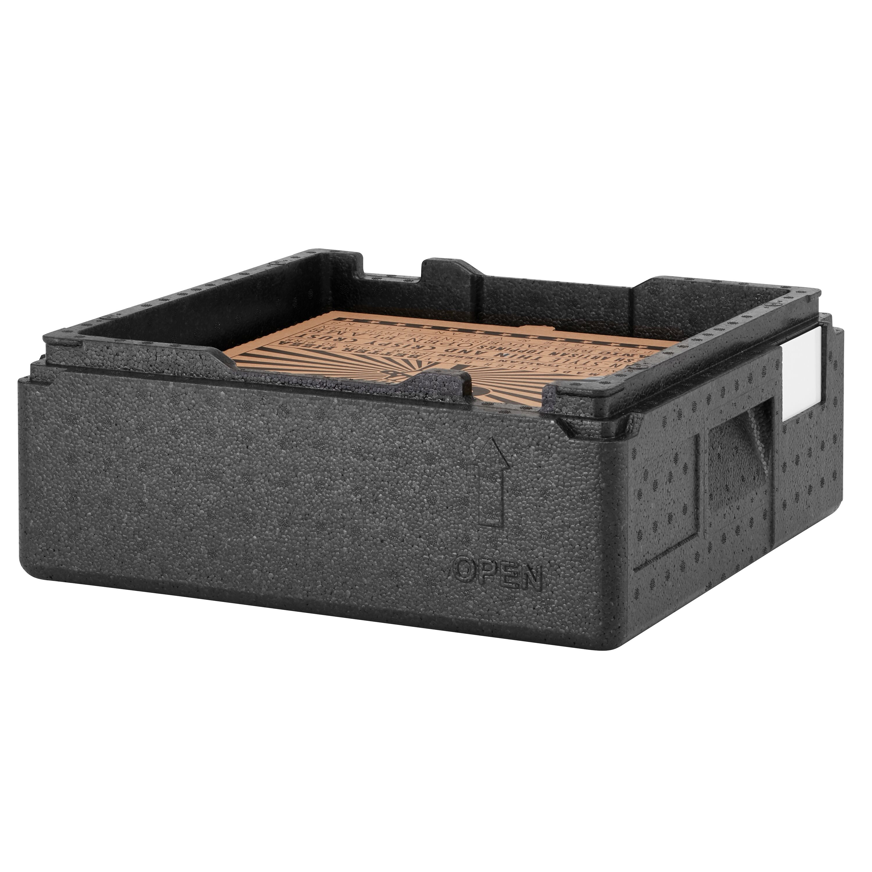 CAMBRO | CAM GOBOX® - insulated pizza delivery box - top-loading - for 2 pizzas - black