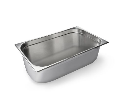 (5 pcs) Bacs GN avec couvercles pour mise sous vide - GN 1/1 - 530x325x100mm - incl. 5 couvercles