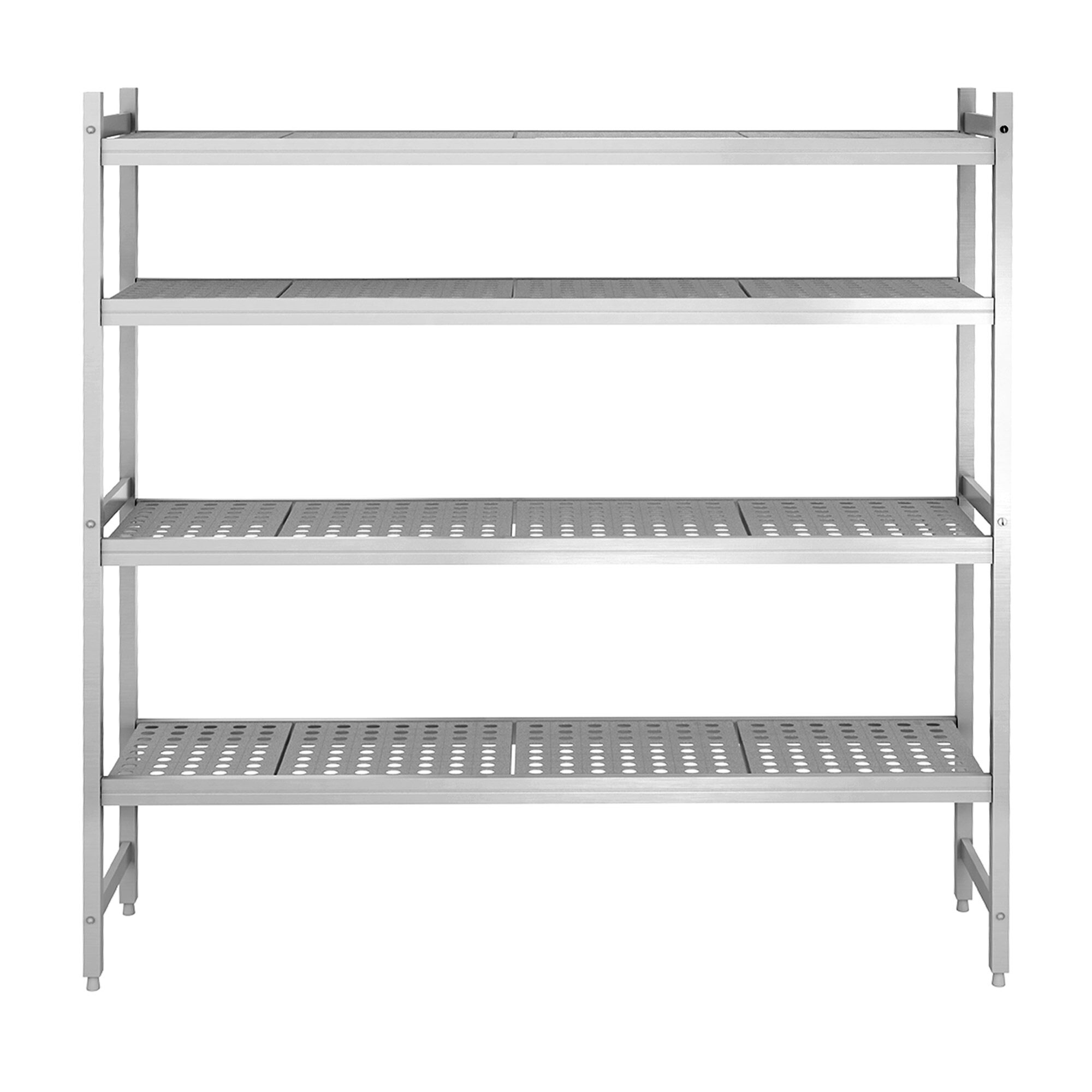 Étagère de base en aluminium - 1611 x 1800 mm - Capacité de charge : 600 kg