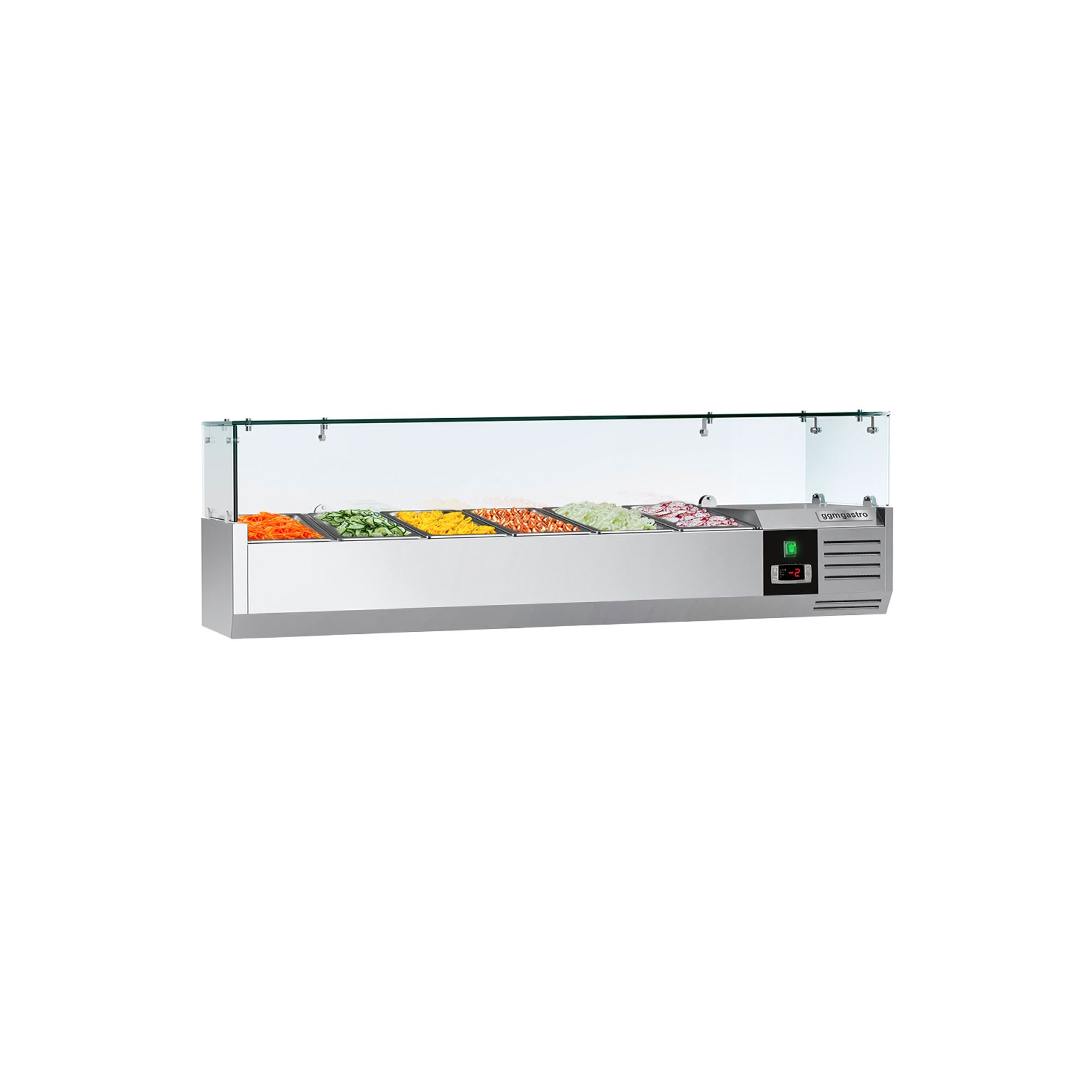 Vitrine Réfrigérée à Ingrédients PREMIUM - 1400x335mm - 6x GN 1/4