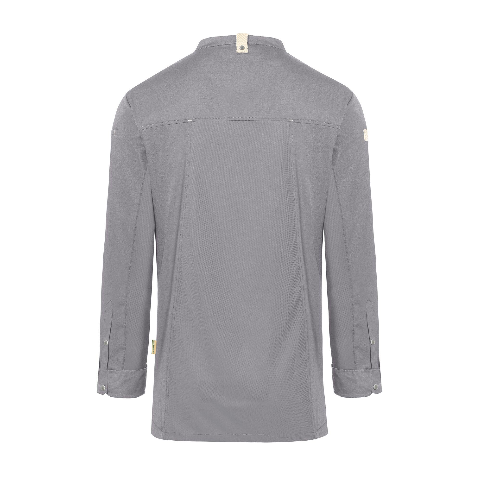 KARLOWSKY | GREEN-GENERATION Chef Jacket – Platinum Grey - Size 46 - Recycled Polyester