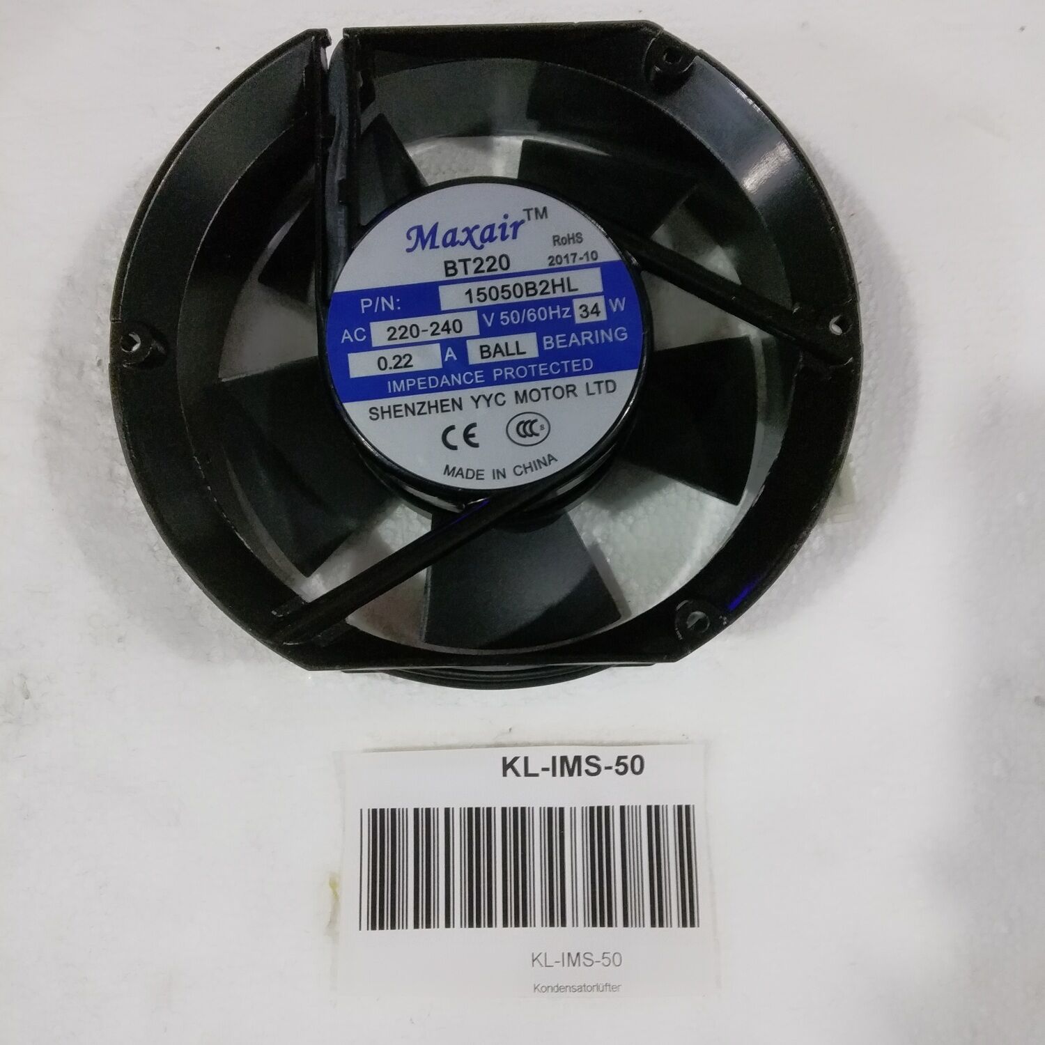 Ventilatore del condensatore - per EFBH357, EFBH358-N, EFBH569, EWBH356-N & EWBH556-N