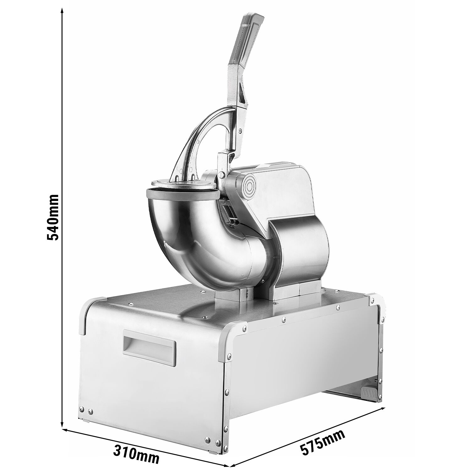 Broyeur à glace - 5,0kg/min - 350W - Acier inoxydable