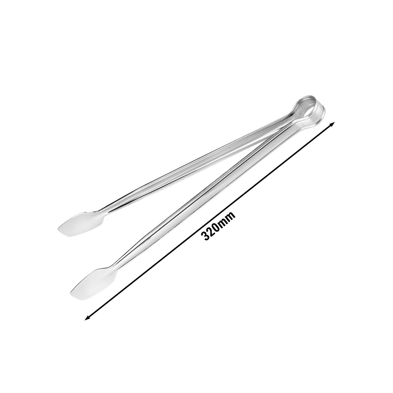 (4 pcs) Pince à barbecue - Longueur : 320mm - Acier inoxydable