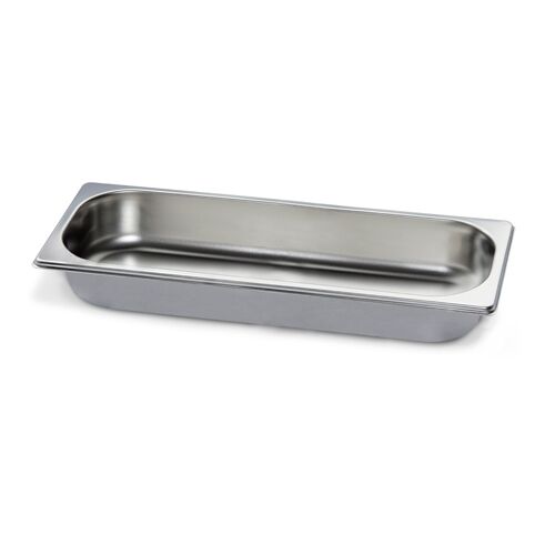 Stainless Steel Gastronorm Pan GN 2/4 - Depth: 66mm