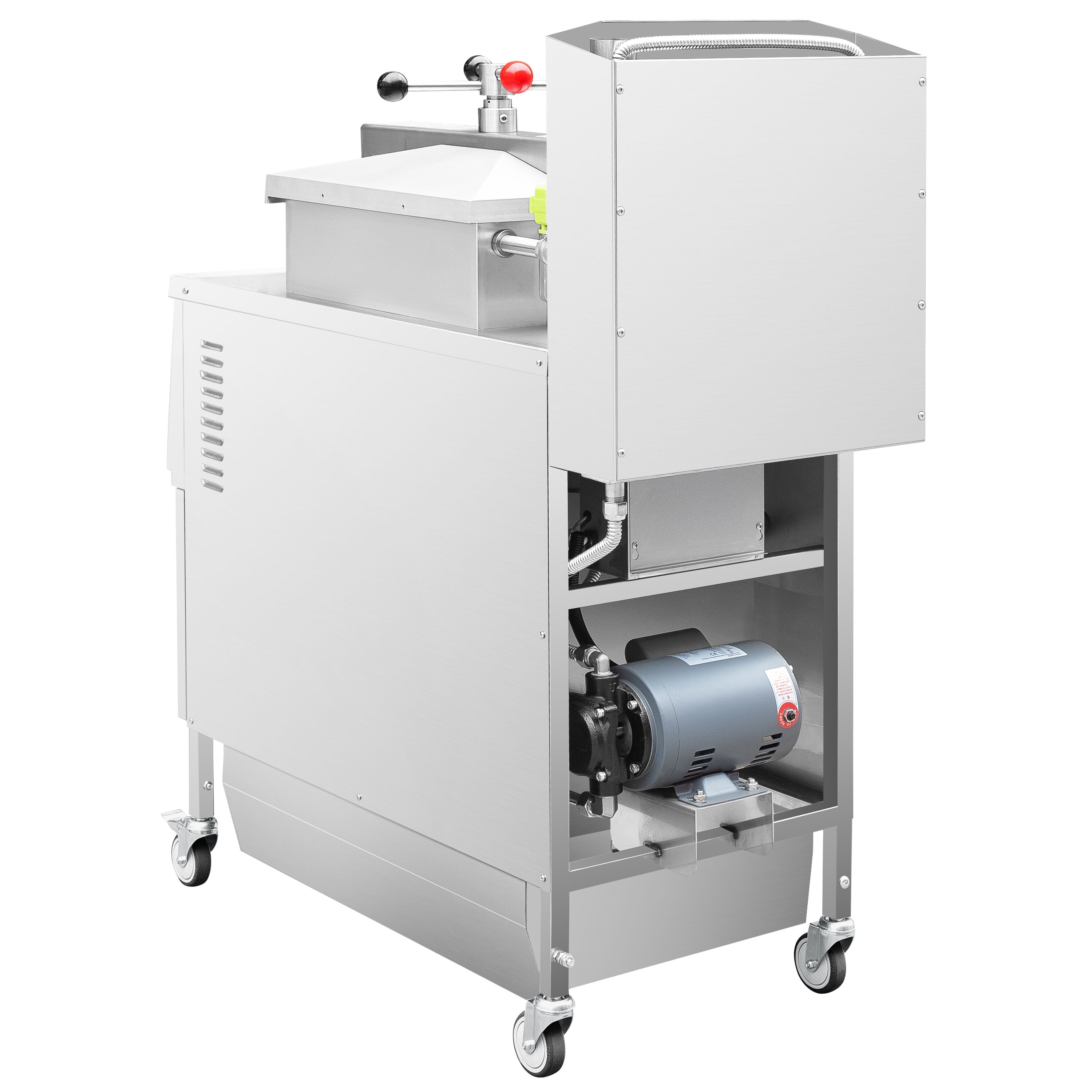 Friteuse à pression électrique professionnelle - 24L - 13,5kW - Commande électronique - avec système de filtration d’huile intégré