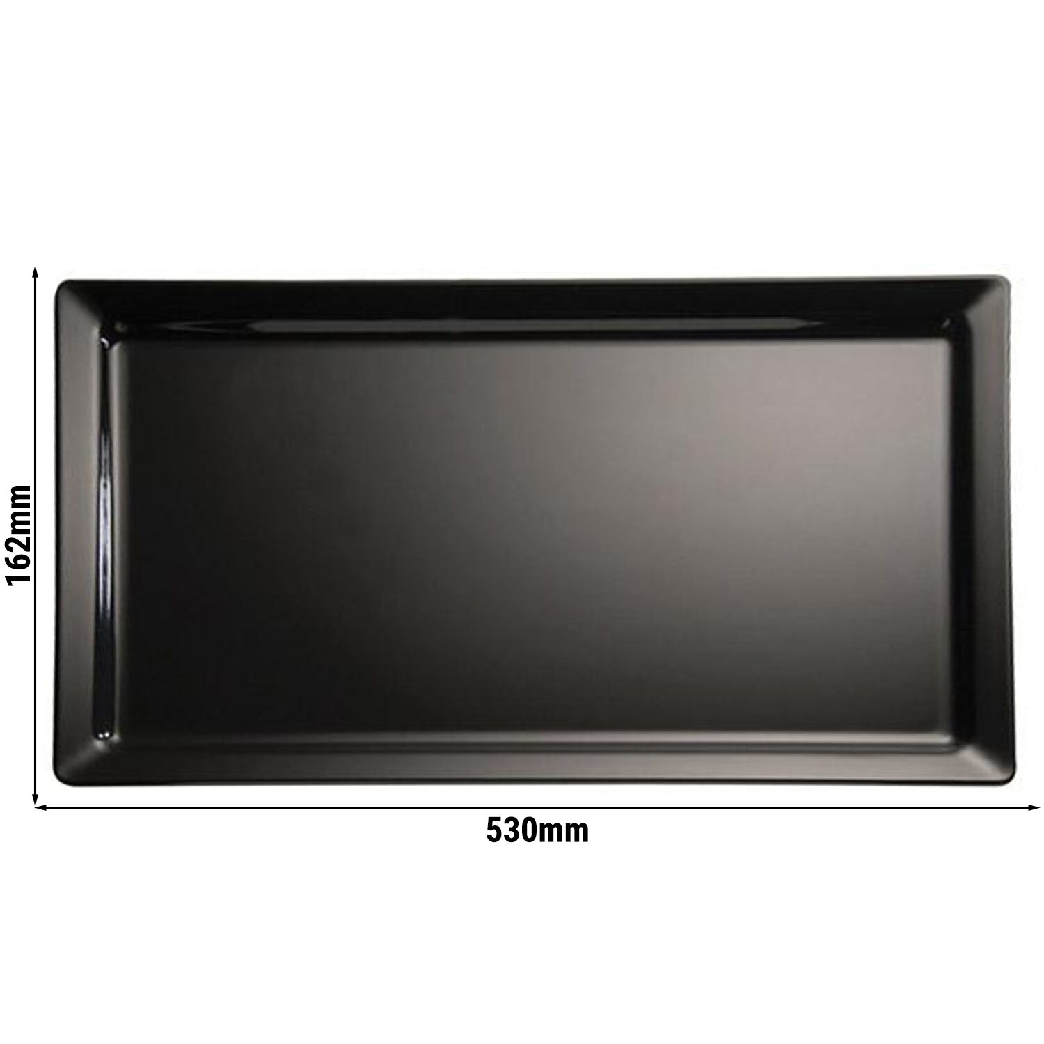 (6 pièces) Plateau GN 2/4 – PURE – Mélamine – Hauteur : 30 mm – Blanc