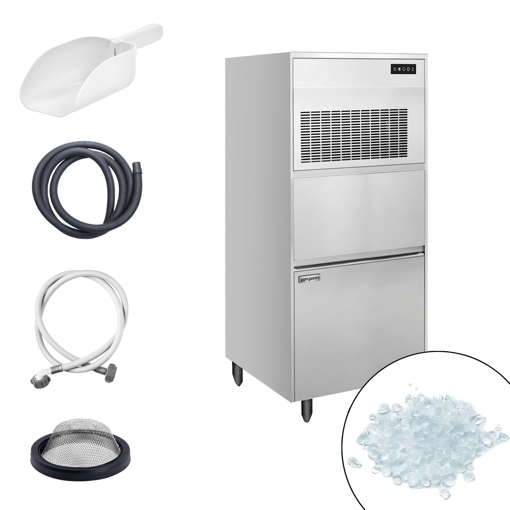 Machine à glace en grains - 164kg/24h