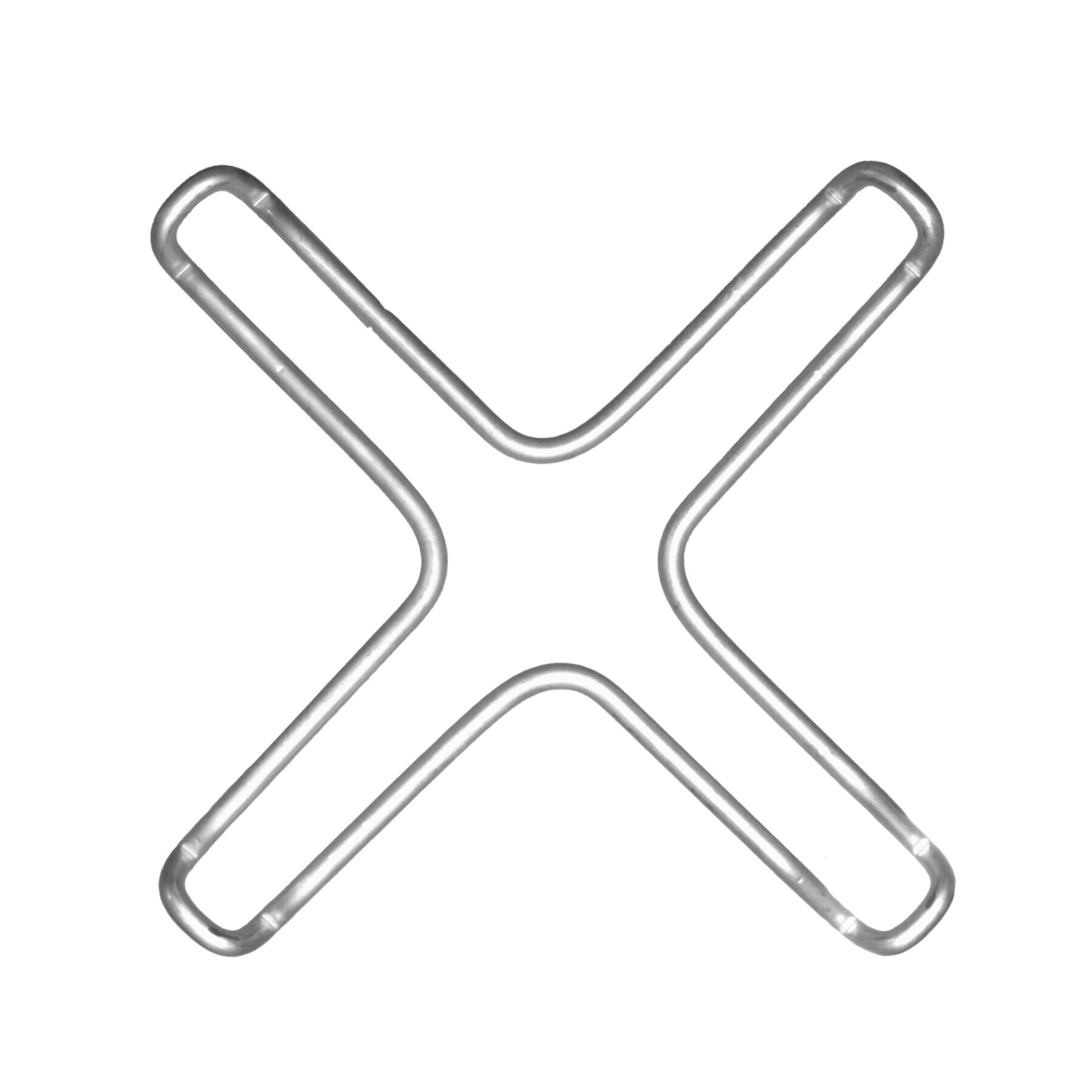 Réducteur de flammes - 229x299x50mm - Chromé - compatible avec Cuisinière à gaz GKOZ1 & GKOZ2