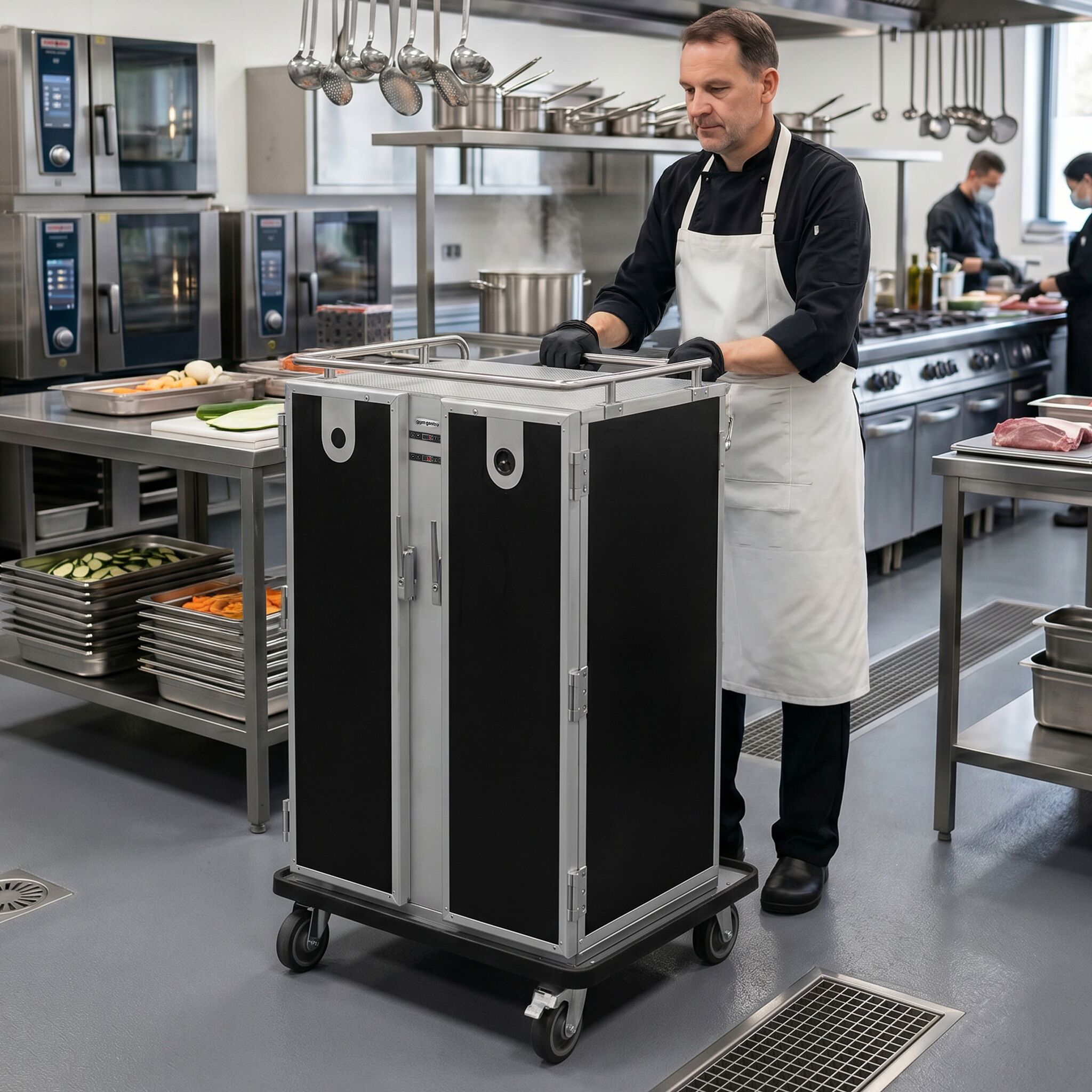 Bankettwagen - Beheizt - 426 Liter - für 24x GN 1/1