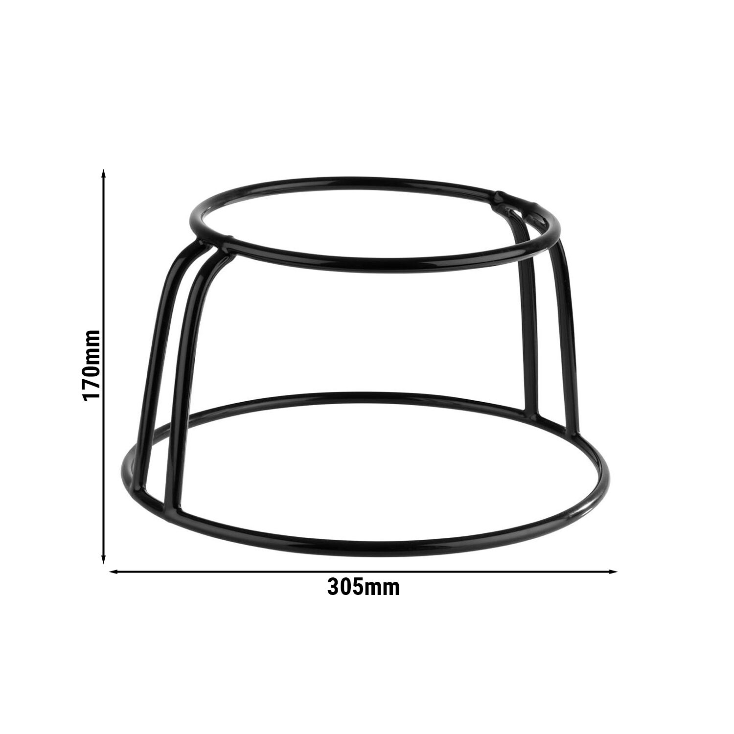 Support de buffet - FRIDA - structure en métal - Hauteur : 160 mm - compatible avec 85230#6 & 85231#6