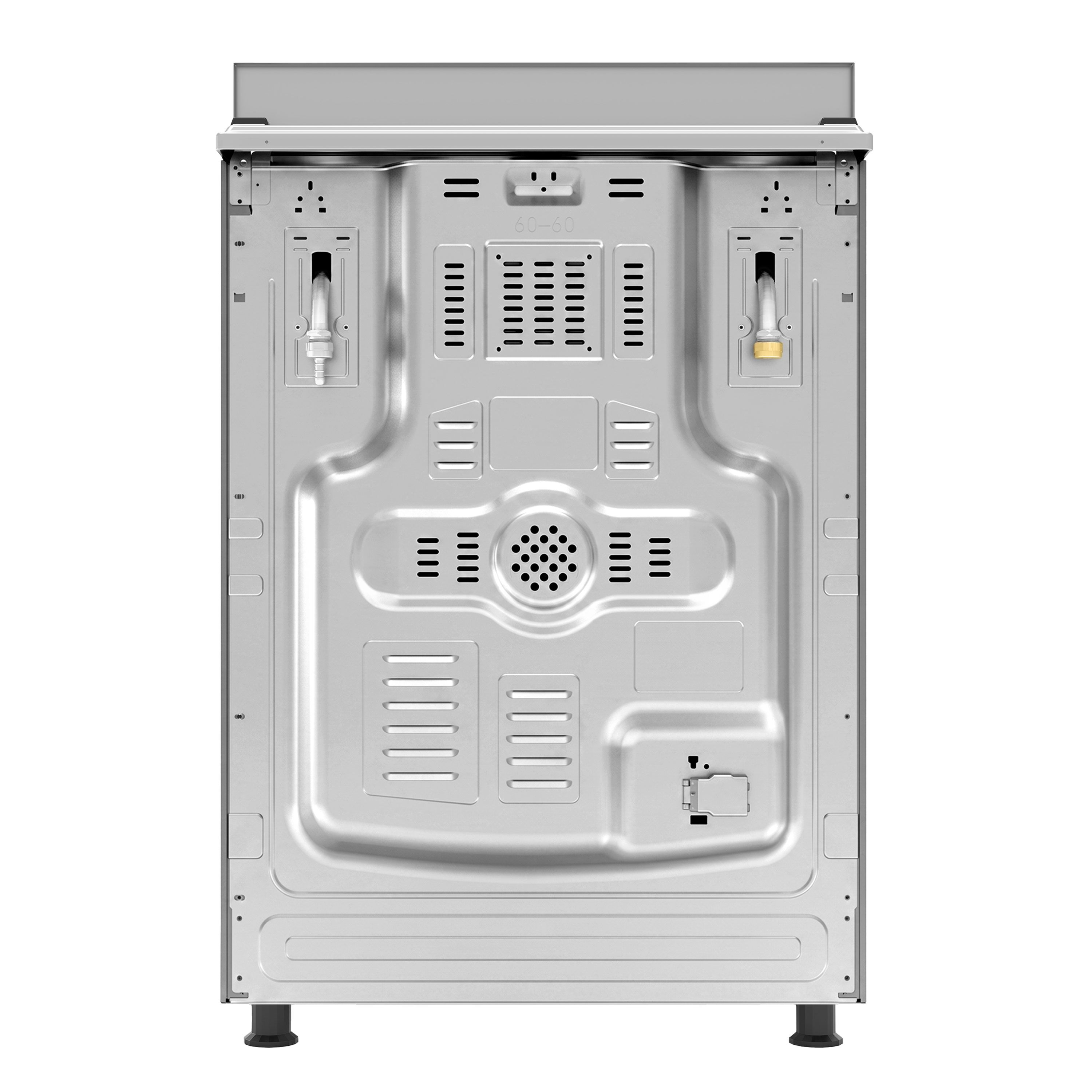 Commercial Gas Cooker – 4 Burners (8.4 kW) – 600 mm – with Electric Oven (3.85 kW)
