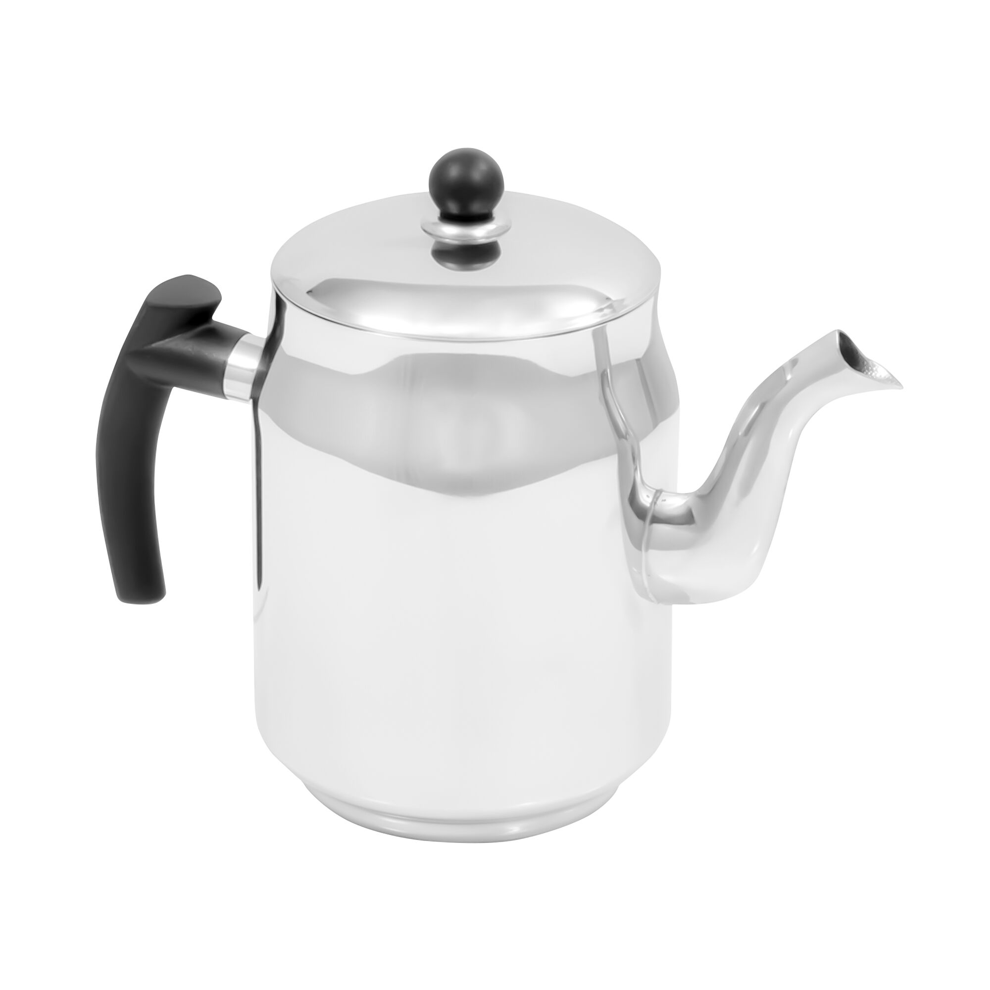 Çay demliği - Paslanmaz Çelik - 2,3L - 270x140x220mm - Kapaklı