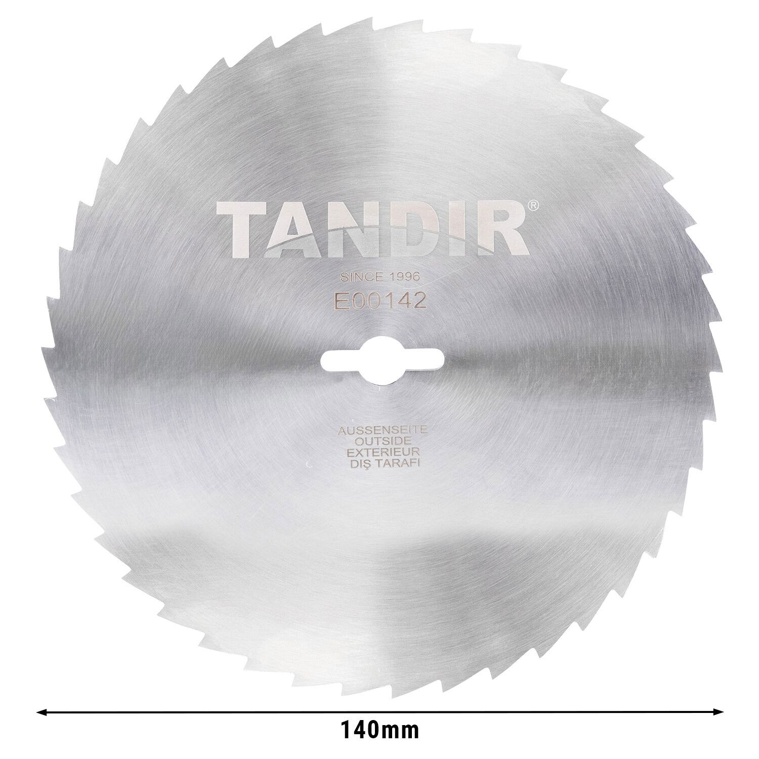 TANDIR® | Couteau de coupe - Ø140mm - dentelé