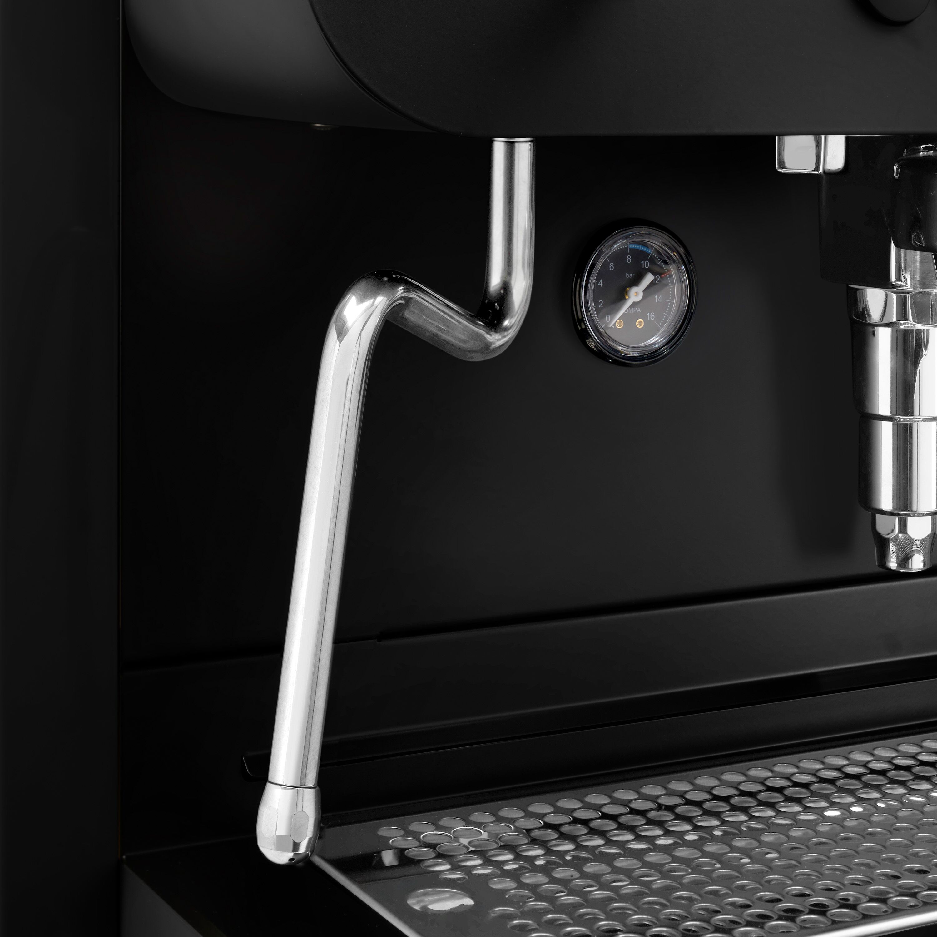 Machine à café porte-filtre – 2 groupes – multichaudière – écran tactile – système de préinfusion – Noir