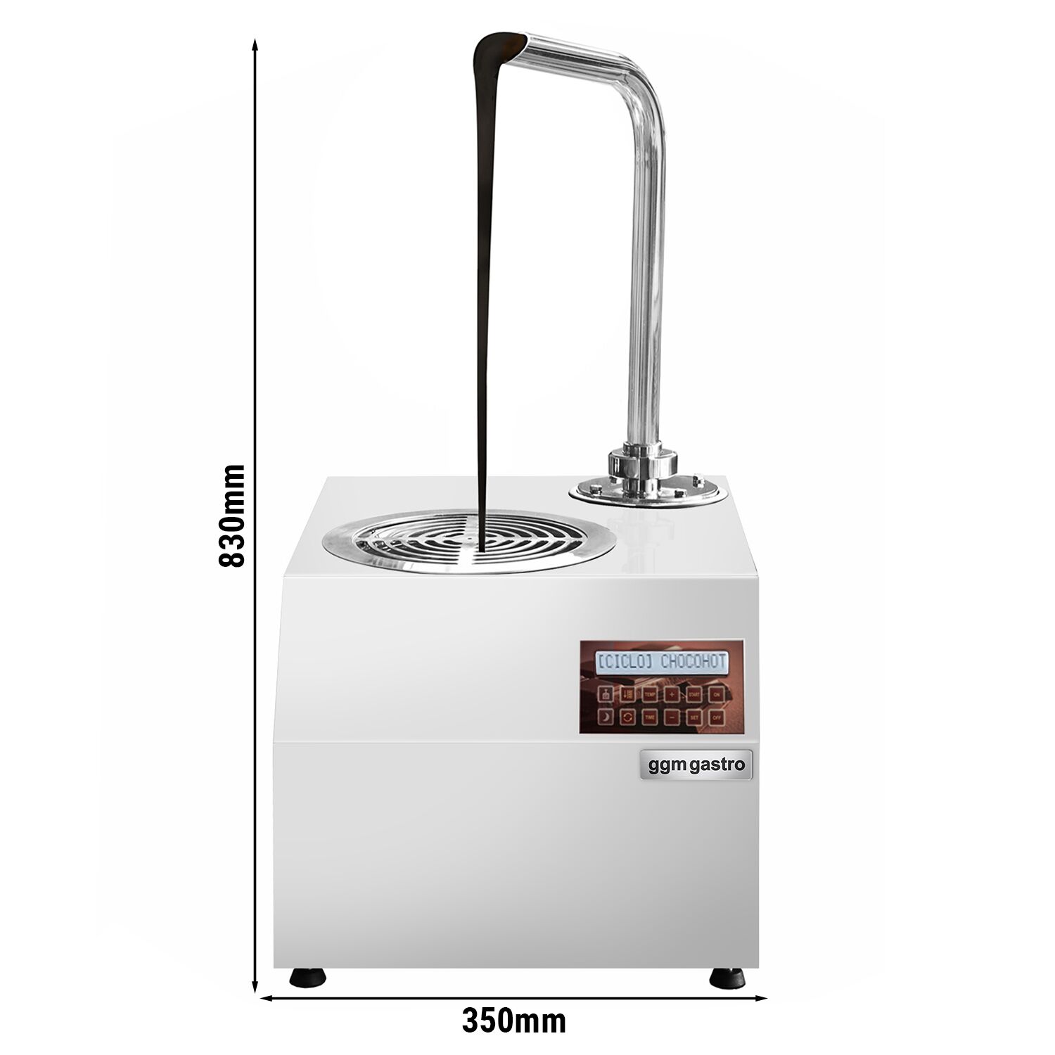 Chocolatière professionnelle - 5,5kg - 0,95kW - avec 1 robinet de service