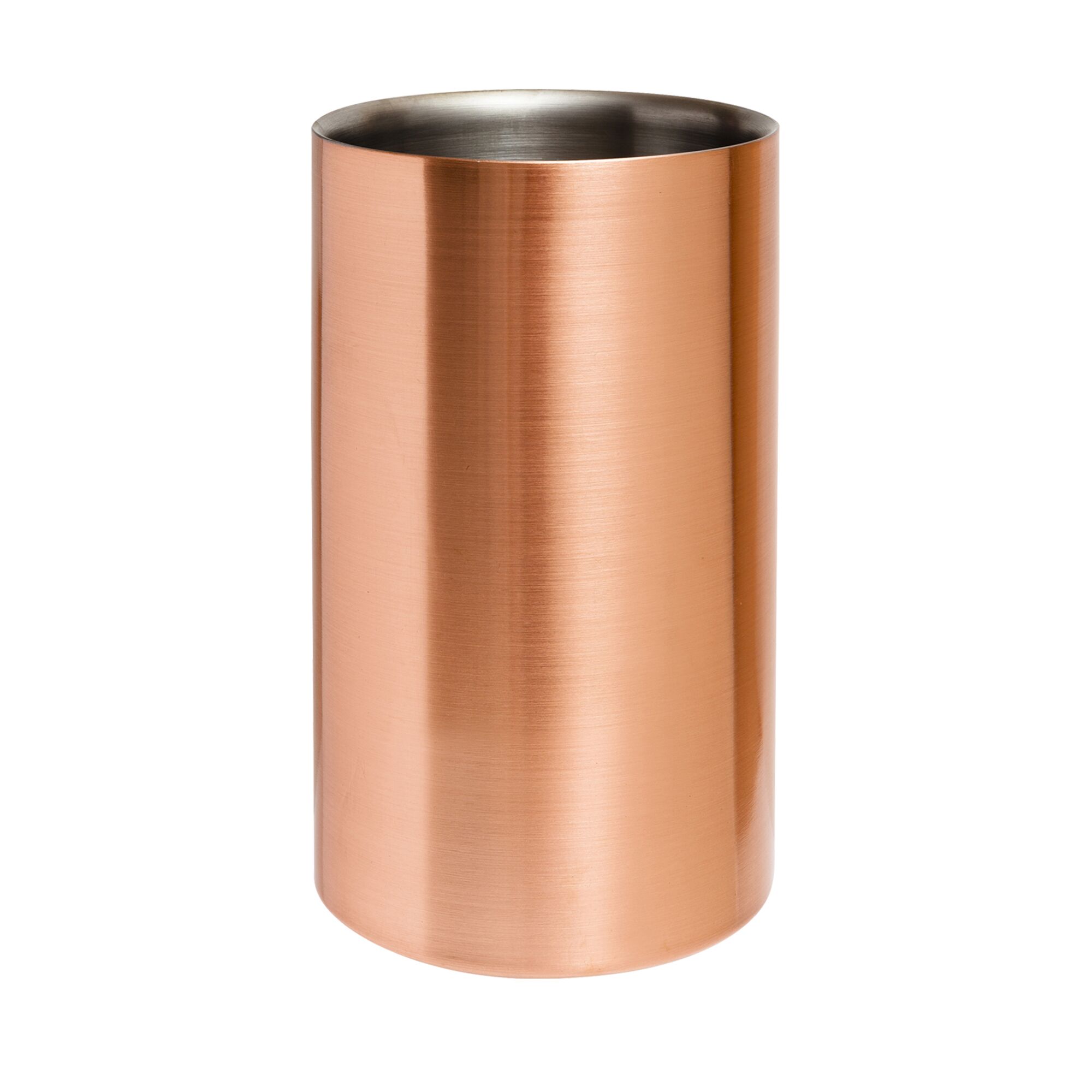 Single‑Bottle Wine & Champagne Cooler - Bar Professional - Copper - Ø120mm - Height:200mm - Copper - for 1 bottle