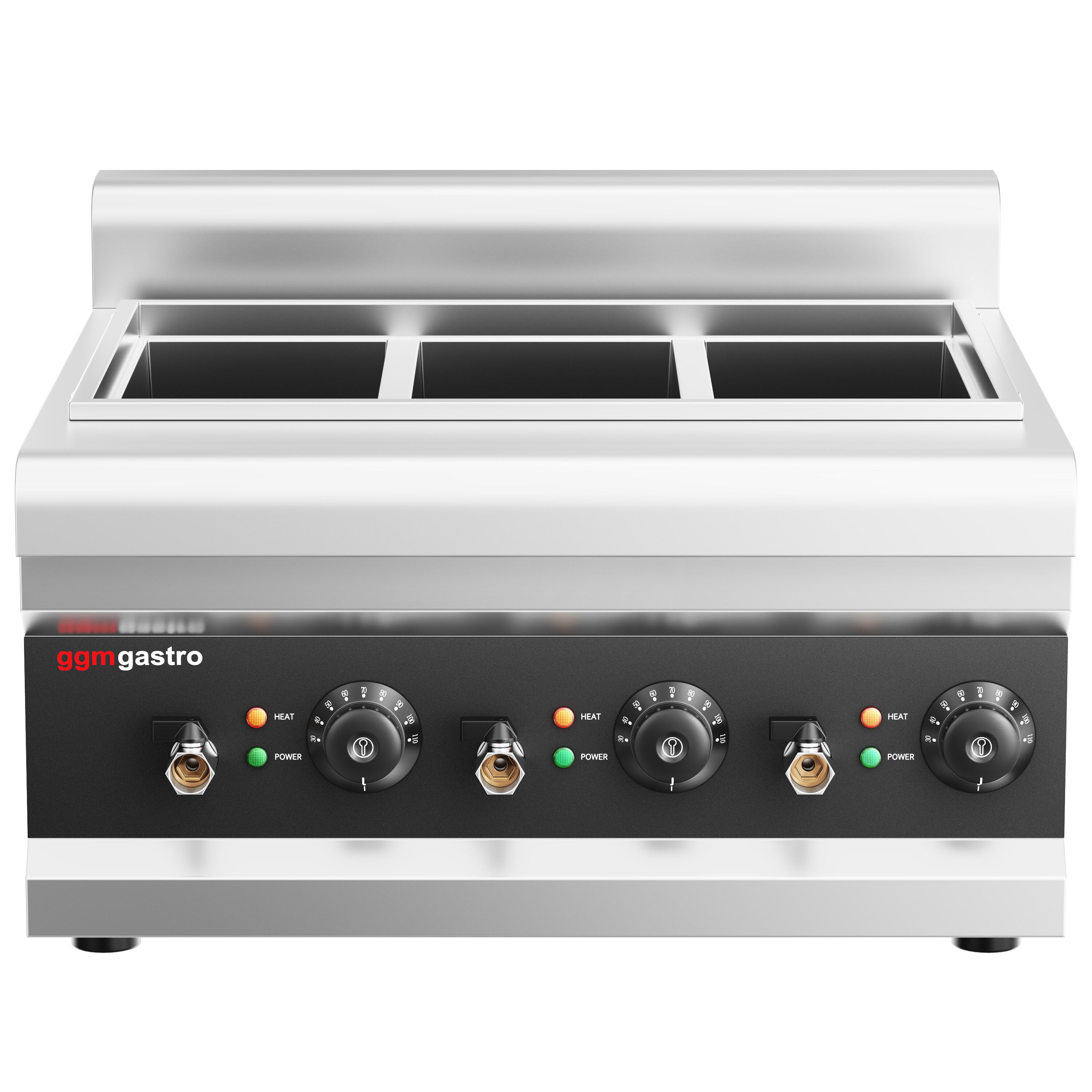 Cuiseur à pâtes électrique – 3 kW – incl. 6 paniers