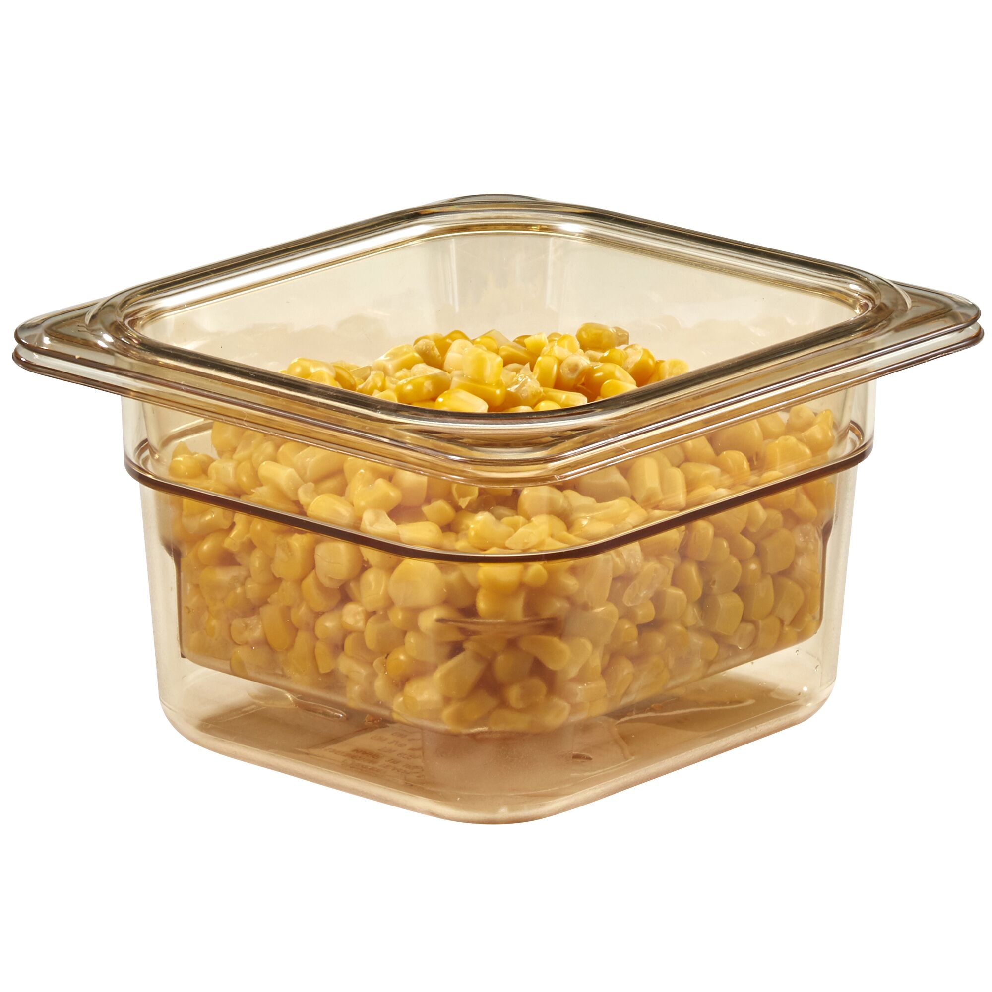 (6 Stück) CAMBRO | H-PAN™ - Hitzebeständiger Behälter GN 1/6 - Bernstein - Höhe: 100mm