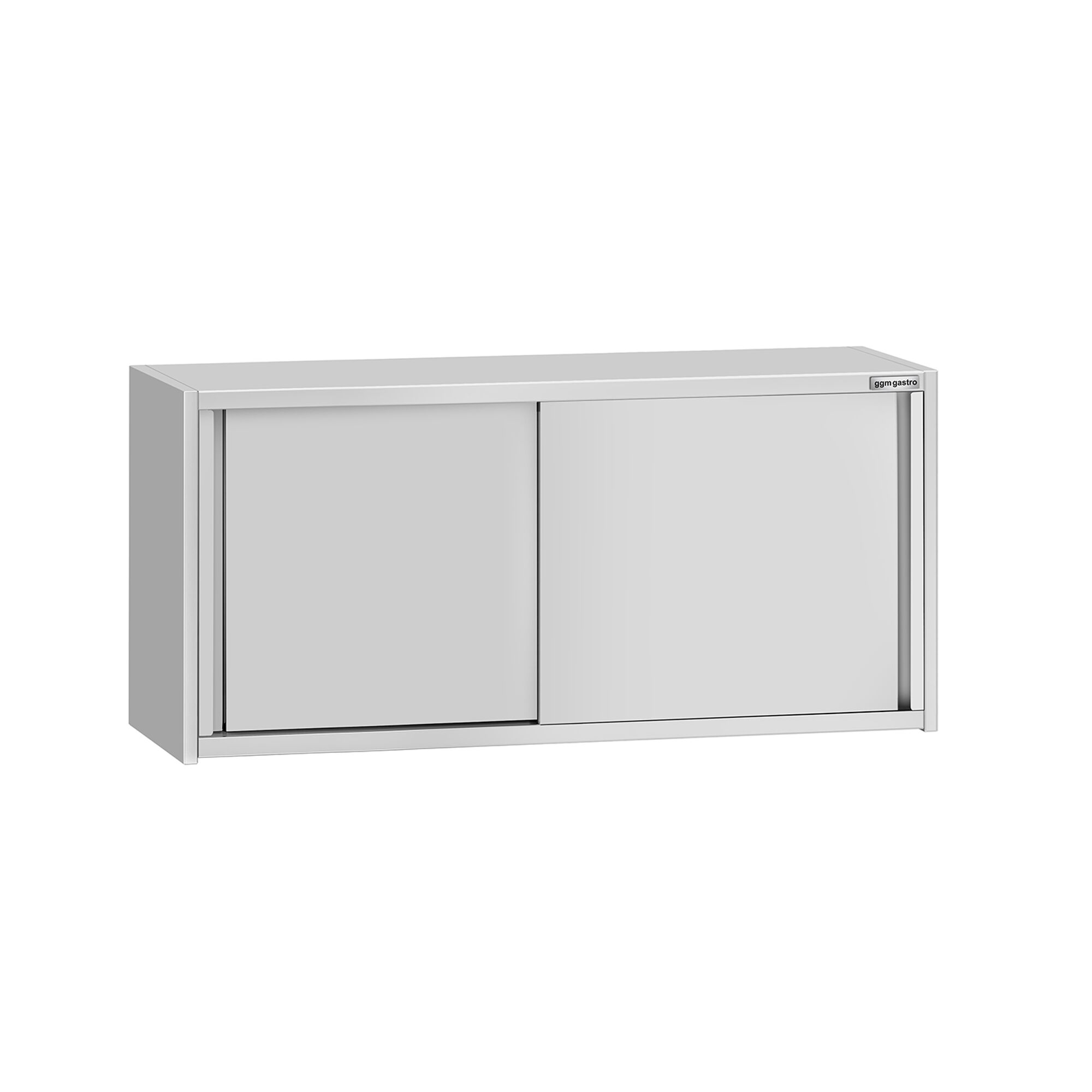 Armoire murale en acier inoxydable ECO - 1400x400mm - avec portes coulissantes - 650mm de haut