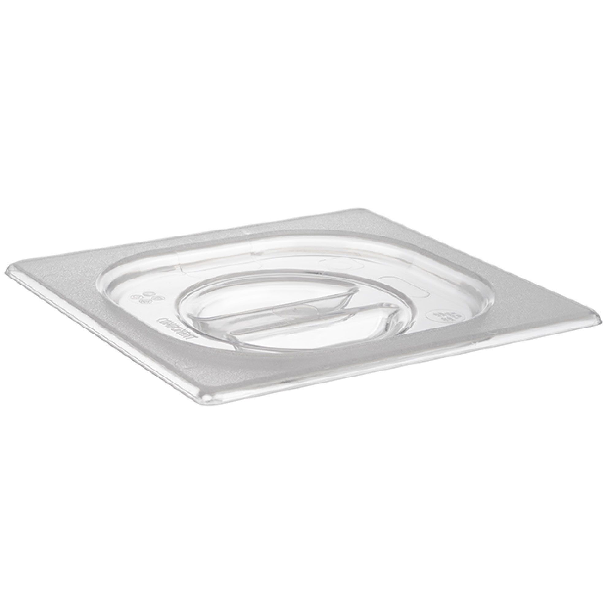 (6 pcs) Couvercle en polycarbonate GN 1/6 - Transparent - 176x162x25mm - Hauteur: 25mm
