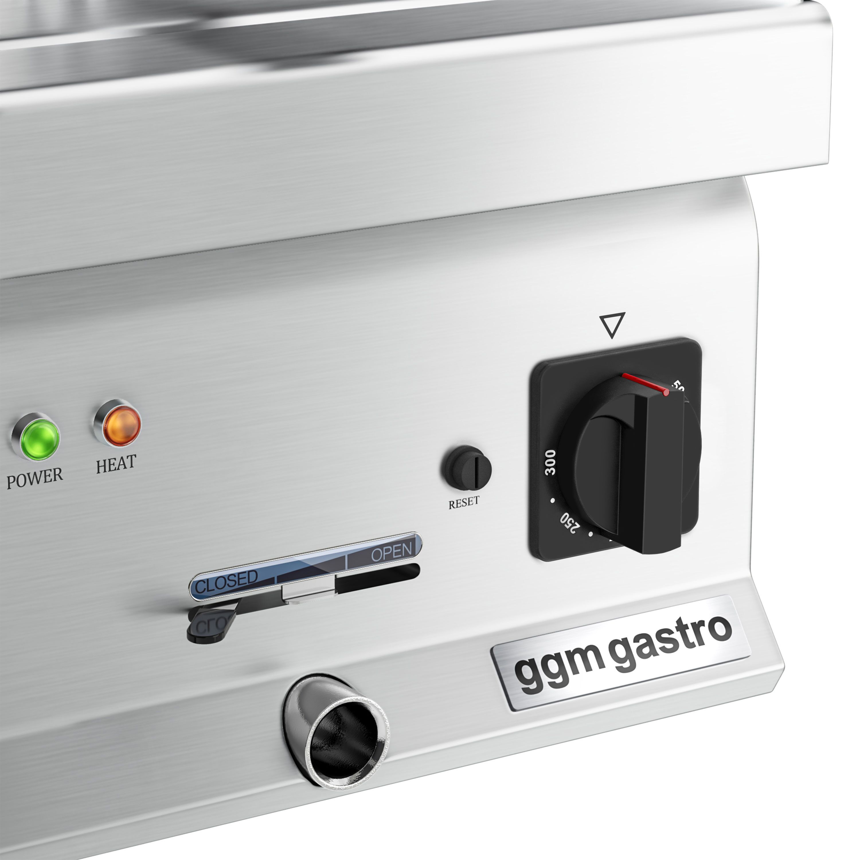 Friteuse électrique double – 10+10 litres – 18 kW – incl. soubassement avec 2 portes