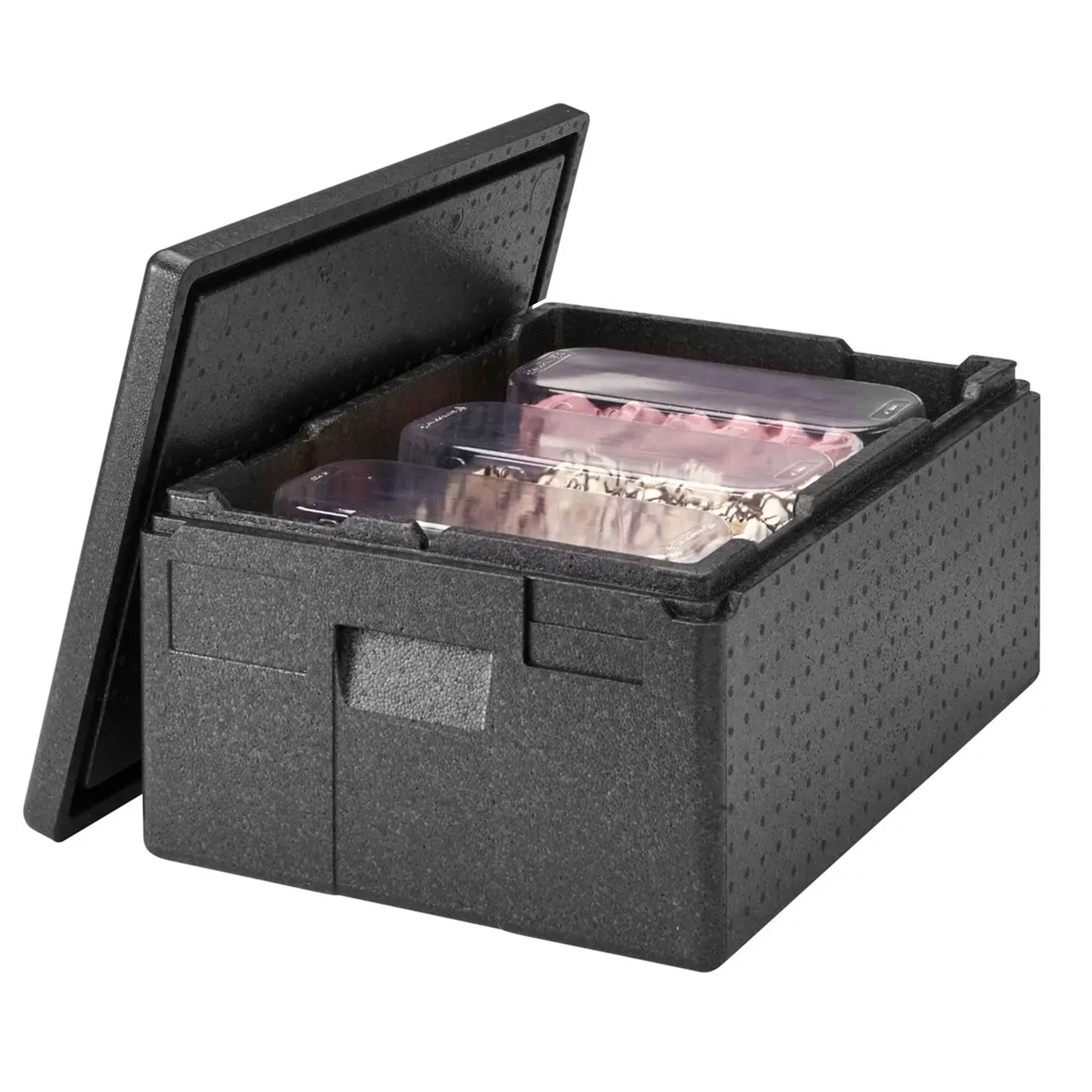 CAMBRO | Cam GoBox® Toploader – 610×430×270 mm – Black – 4h temp hold
