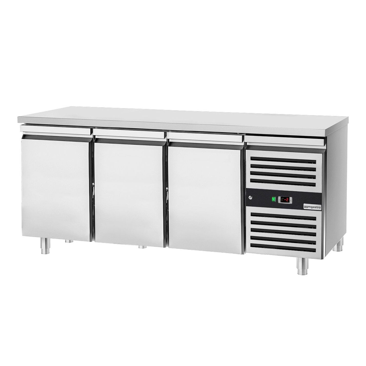 Table réfrigérée de boulangerie PREMIUM - 2000x800 mm - avec 3 portes