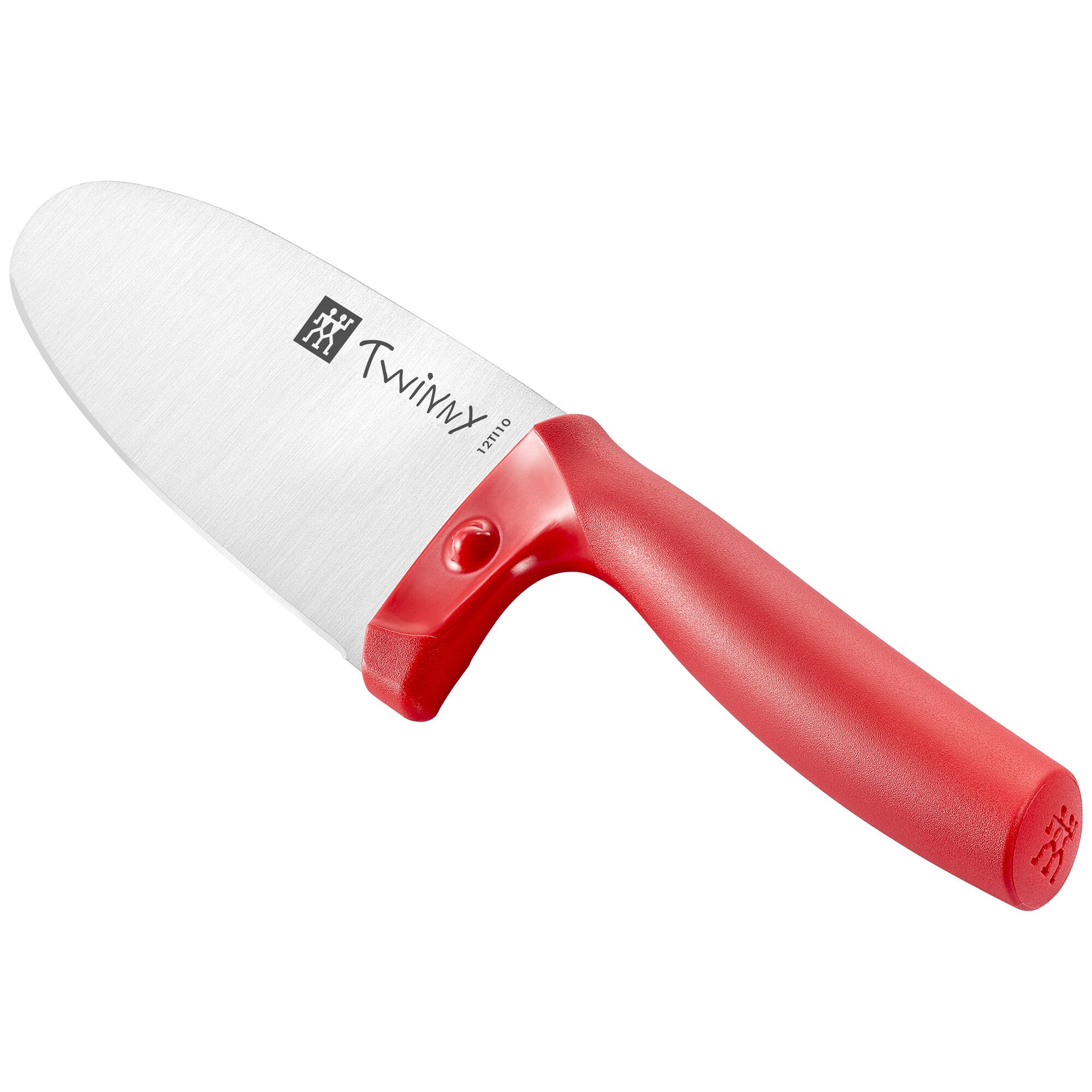 ZWILLING | Twinny Kids' Chef Knife 100 mm – Red - Rounded Tip - Safety Guard
