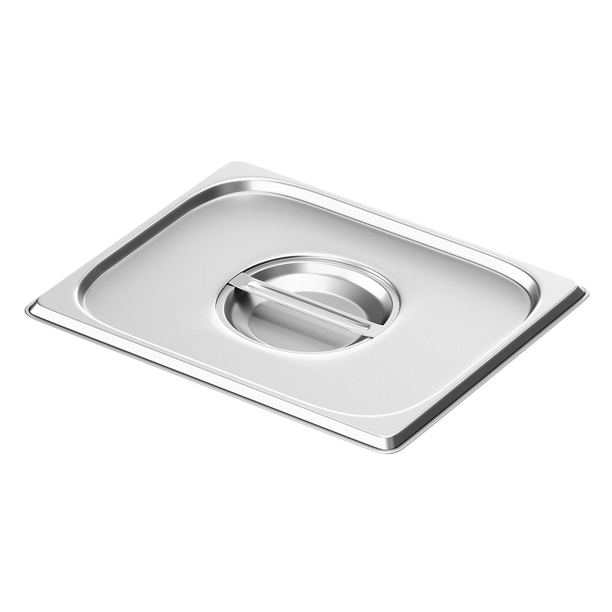 Couvercle inox GN 1/2 - 325x265mm - Hauteur:27mm