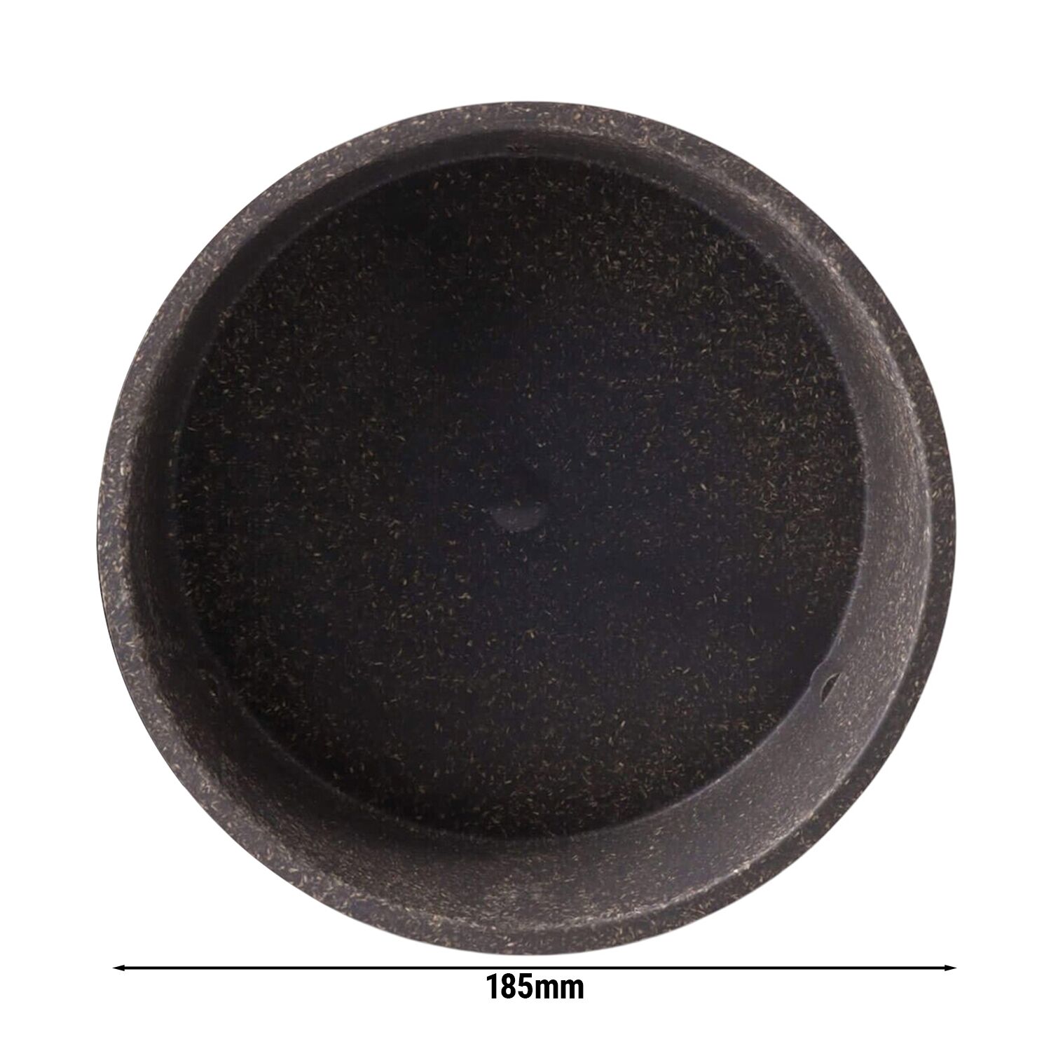 (60 pcs) Bol à salade - Bio-Compound - 1L - Ø 185mm - Profondeur : 68mm - Gris