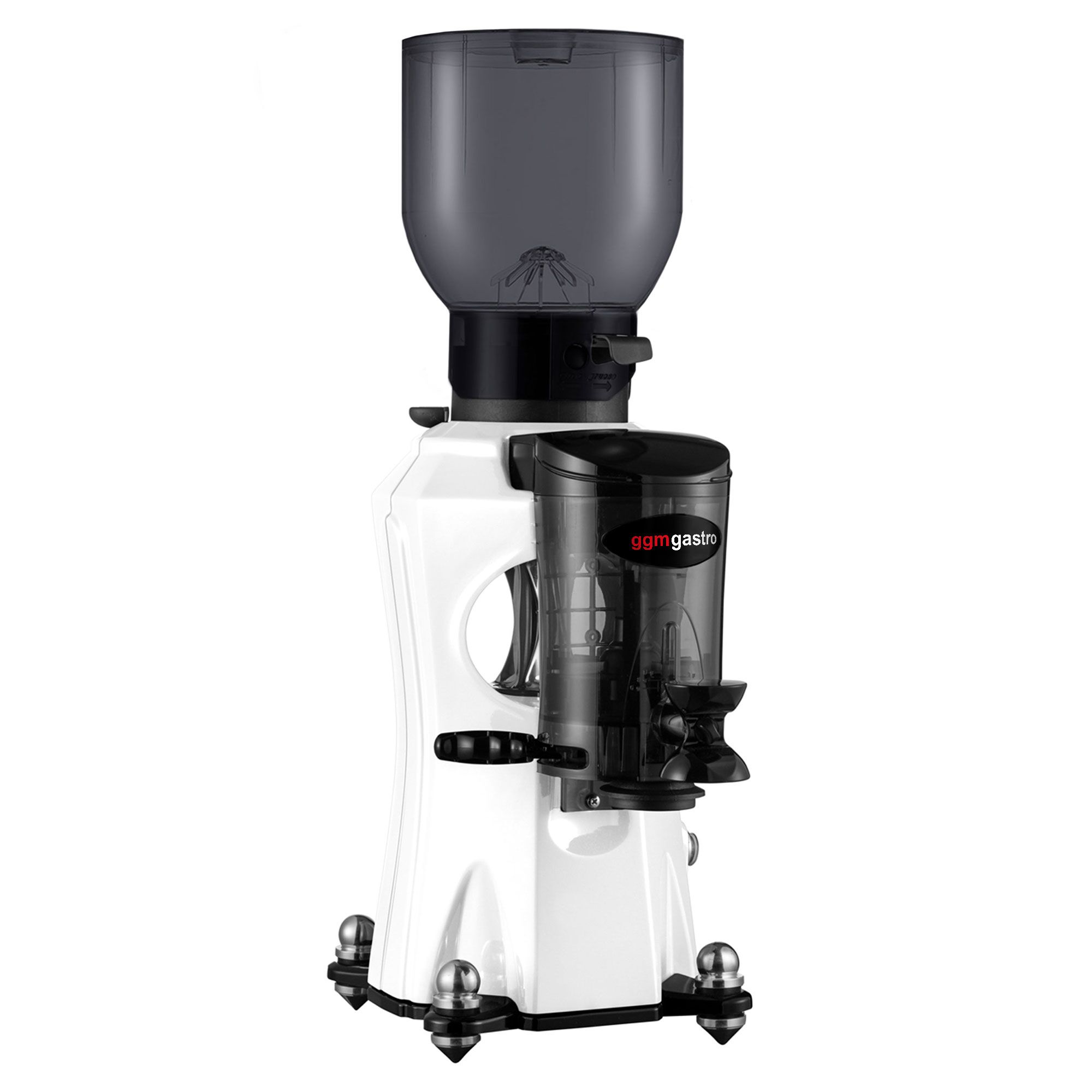 Moulin à café – 2 kg – 45 dB – Avec doseur – Blanc