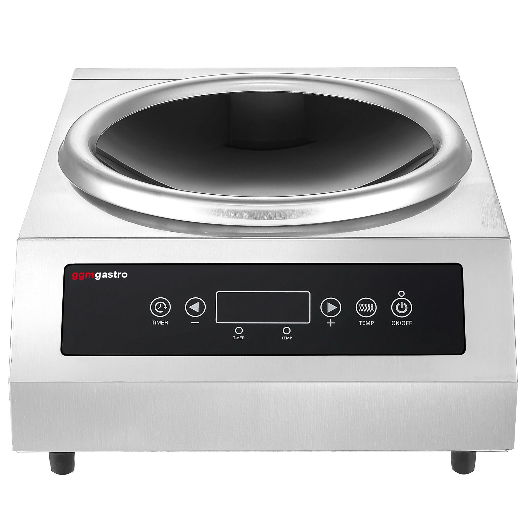 Wok à induction - 3,5 kW - 1 zone de cuisson - Ø 460mm - incl. wok