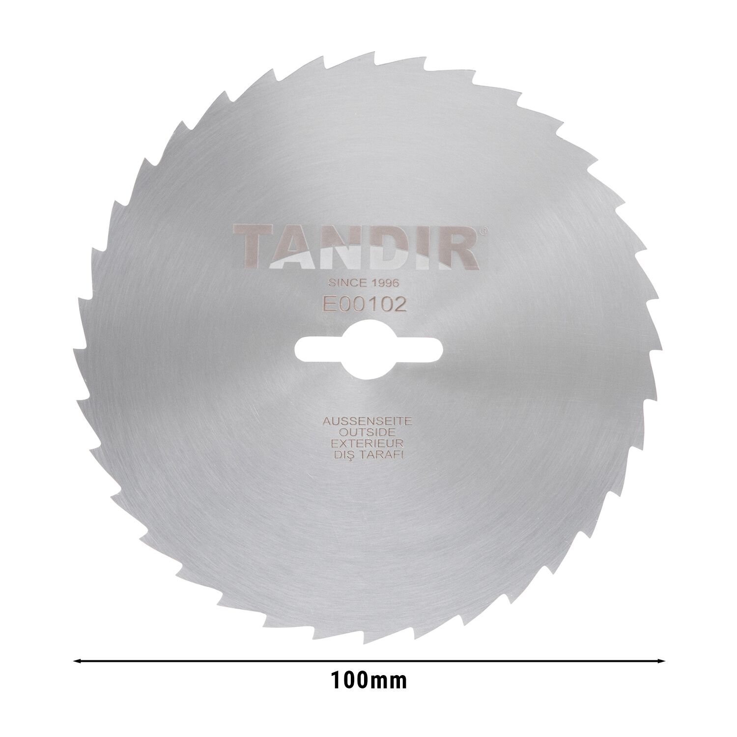 TANDIR® | Couteau de coupe - Ø100mm - dentelé