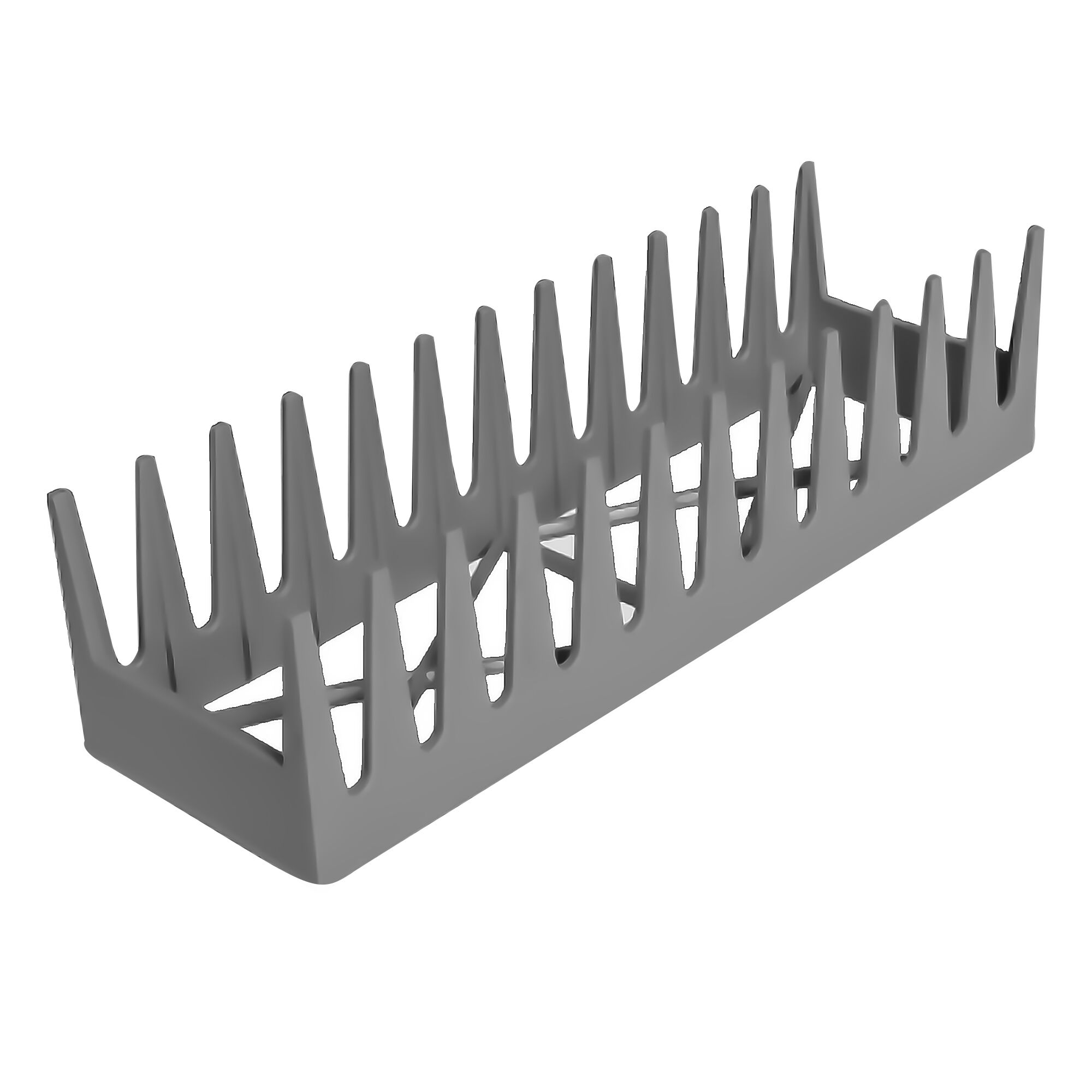 Support pour 12 Assiettes - Gris