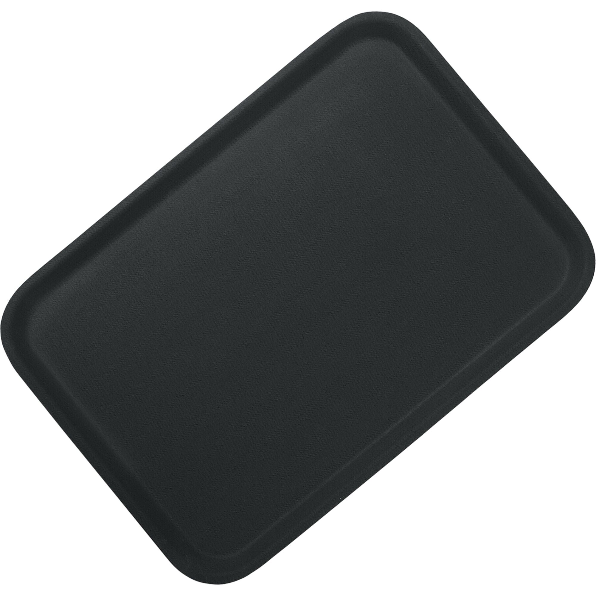 (12 pieces) CAMBRO | KORFU - Laminated tray - rectangular - 360x460mm - with non-slip rubber surface - black on grey