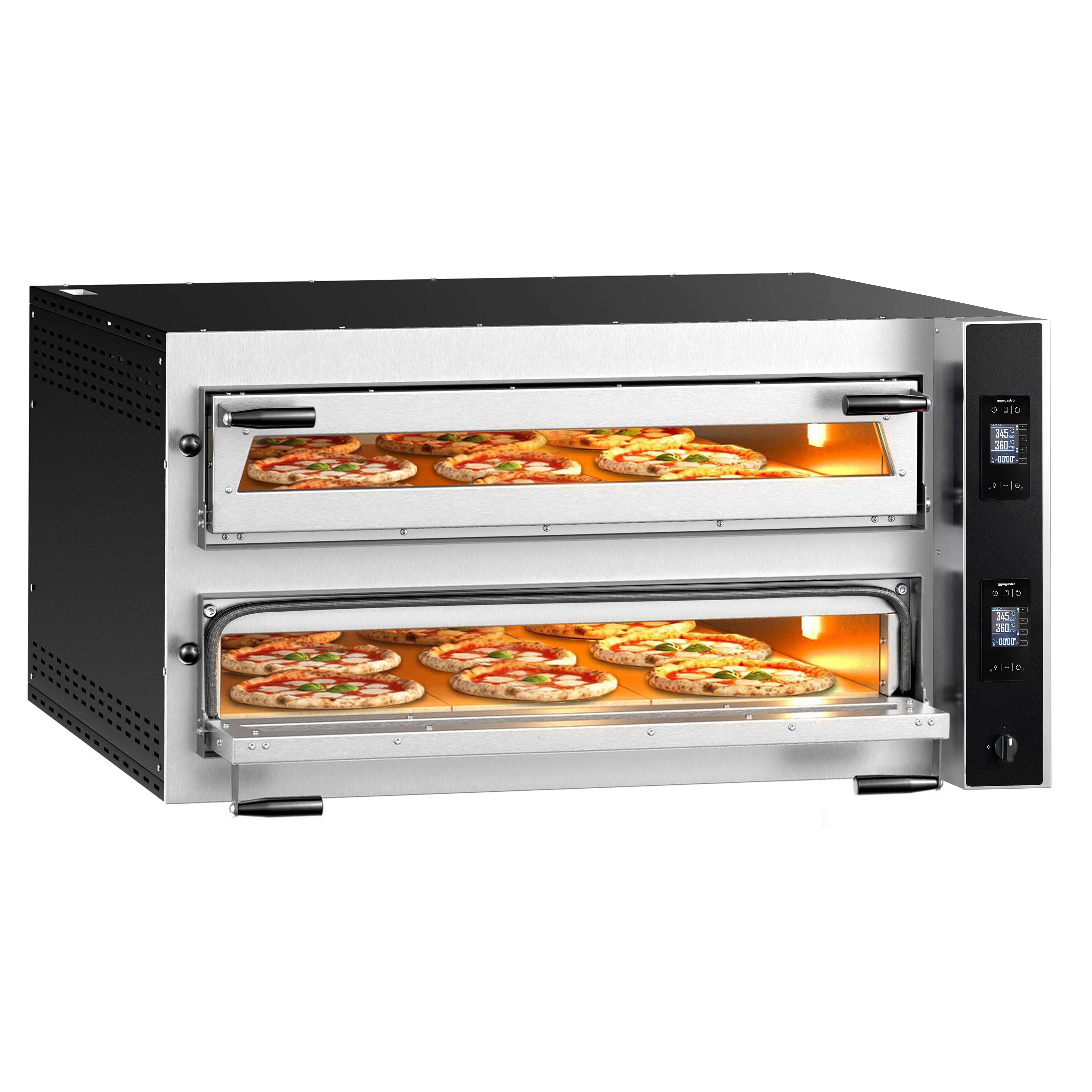 Four à pizza électrique – 9+9 x 35 cm (large) – Digital