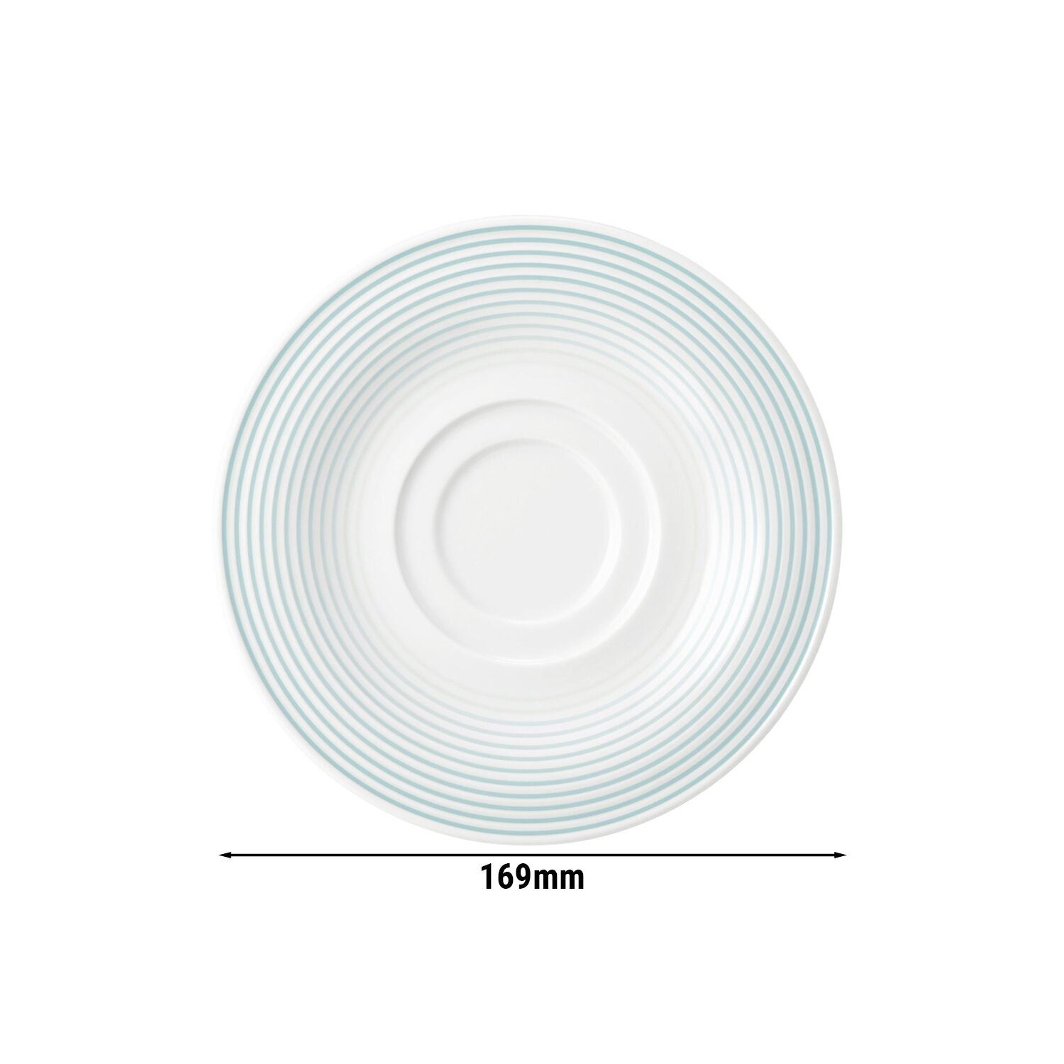 (6 pièces) SELTMANN WEIDEN | Soucoupe - Ø 165 mm - Bleu Arctique