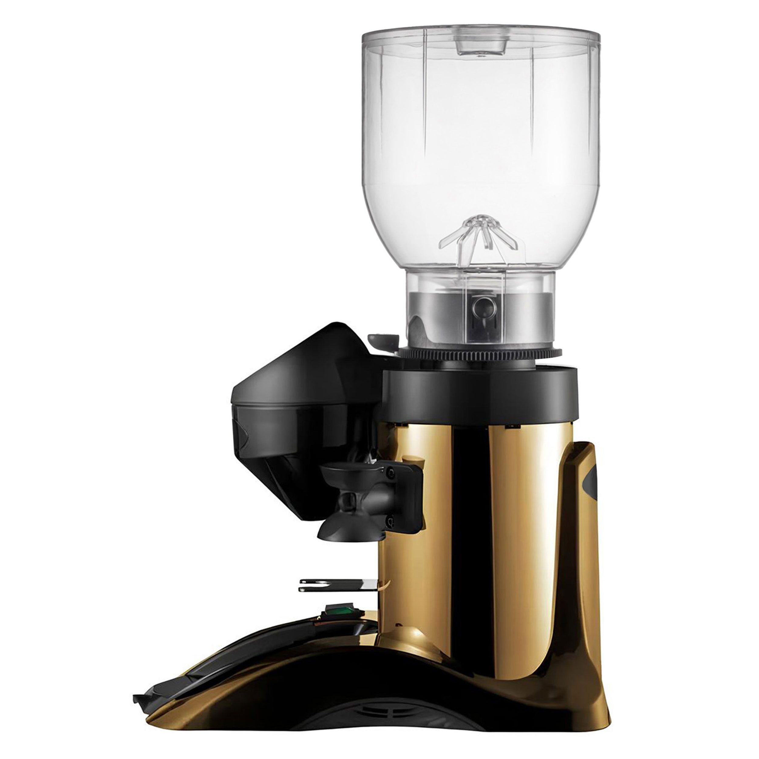 Commercial Coffee Grinder - 2kg - 63dB - with Dispenser (Doser) - Gold