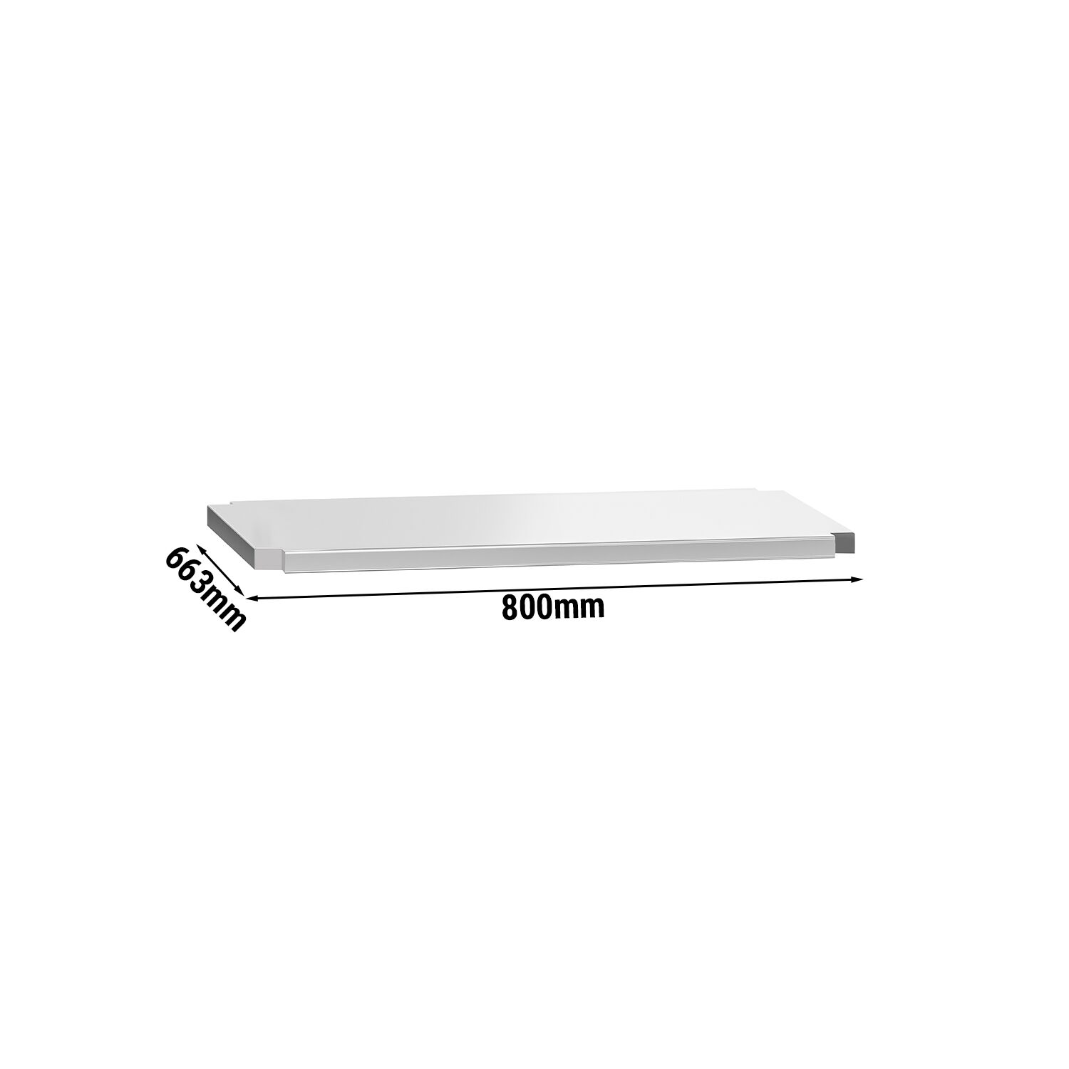 Étagère intermédiaire - 800 x 663 mm - compatible avec tables de travail ATK87 & ATK87A