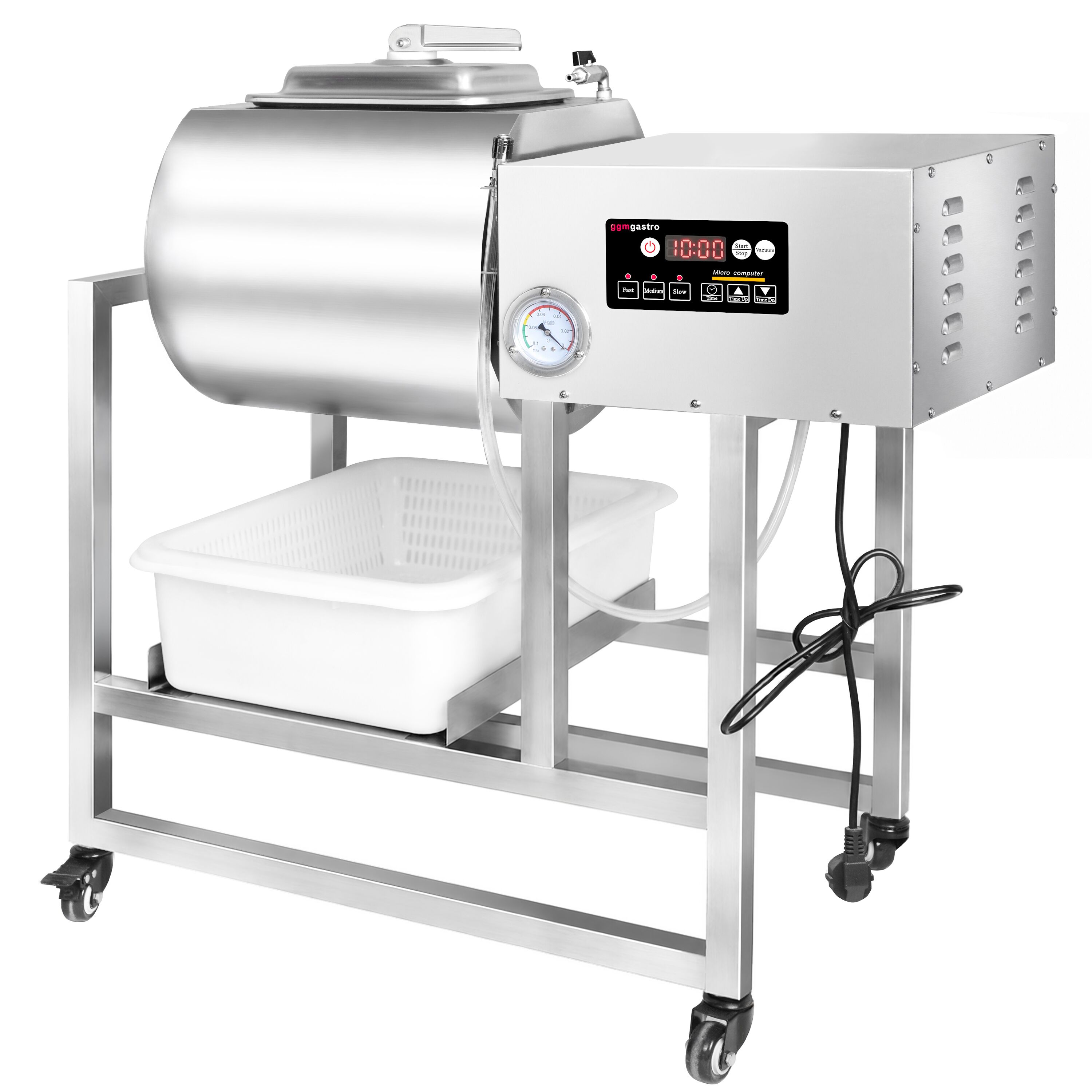 Machine à mariner sous vide - 38 litres - rotation des deux côtés - numérique - avec fonction minuterie