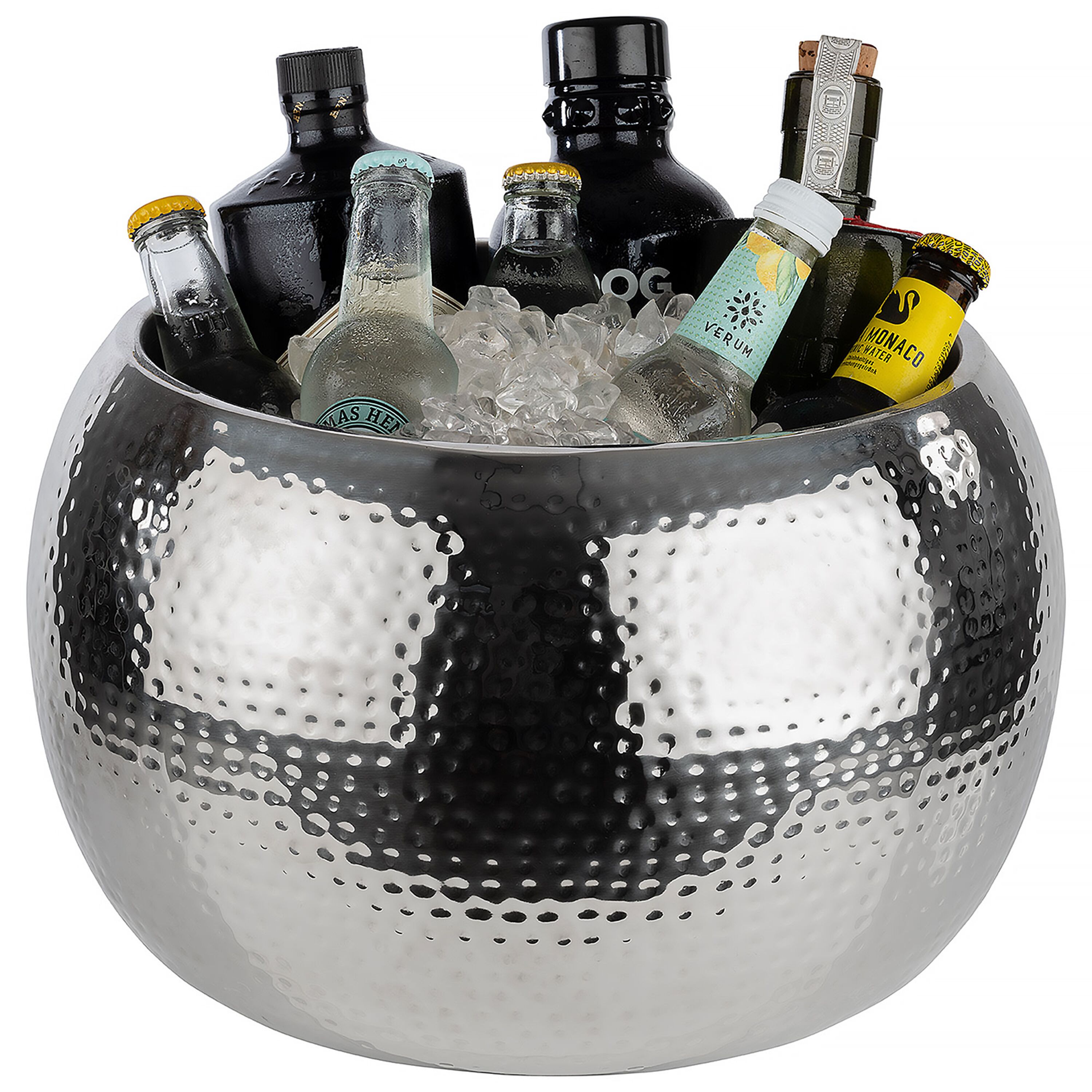 Vasque à bouteilles - BIG BOWL - Acier inoxydable 18/8 - 8 litres - Ø370mm - Hauteur:230mm